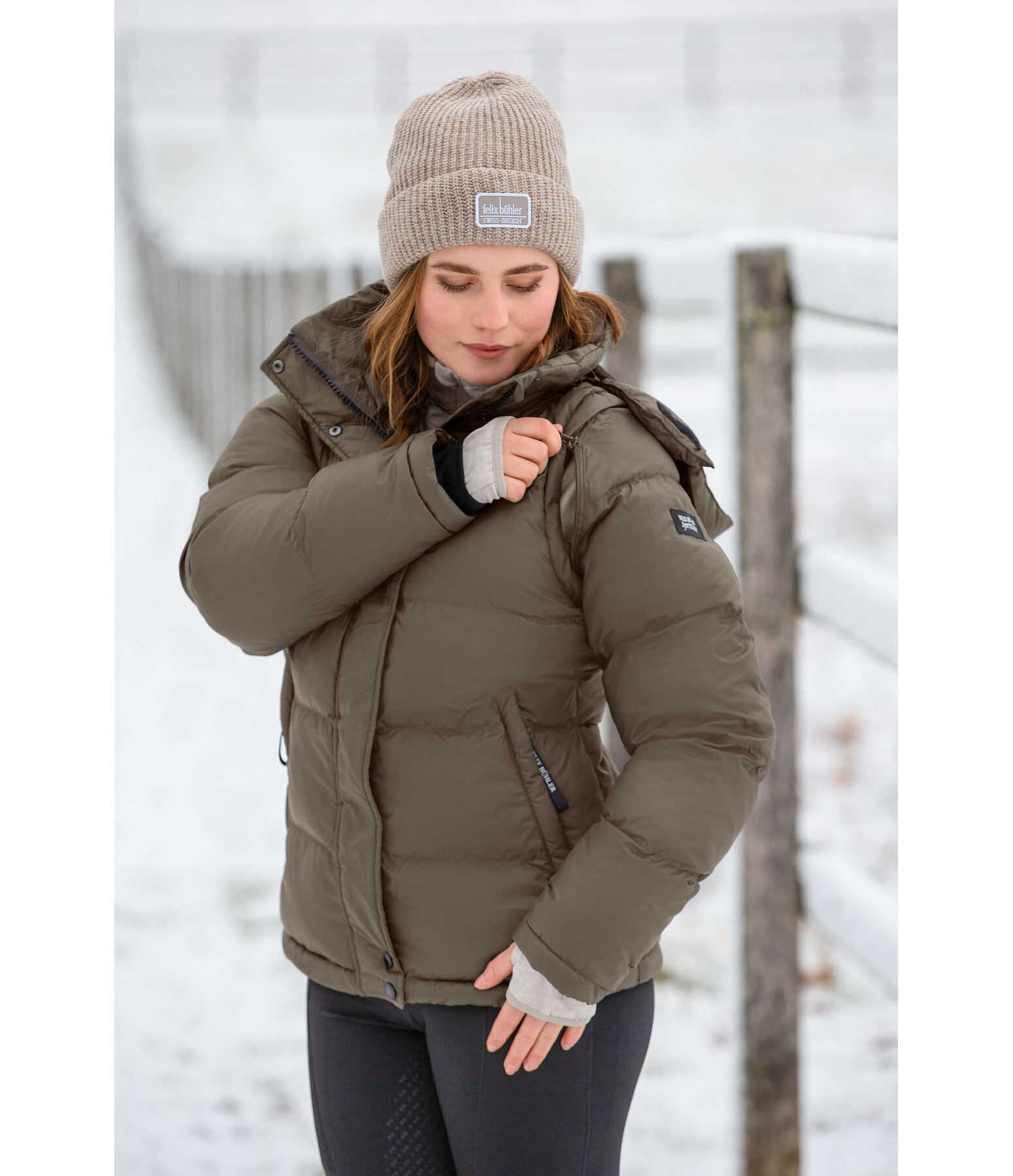 Veste matelasse  capuche 2 en 1  Elis