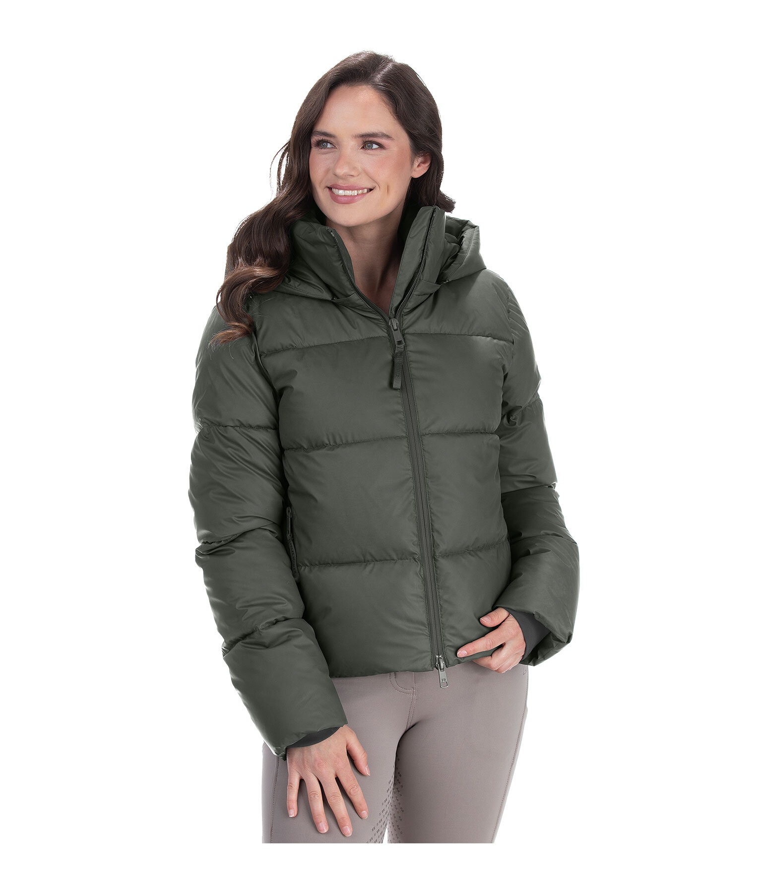 Veste d'�quitation matelass�e � capuche  Corinne