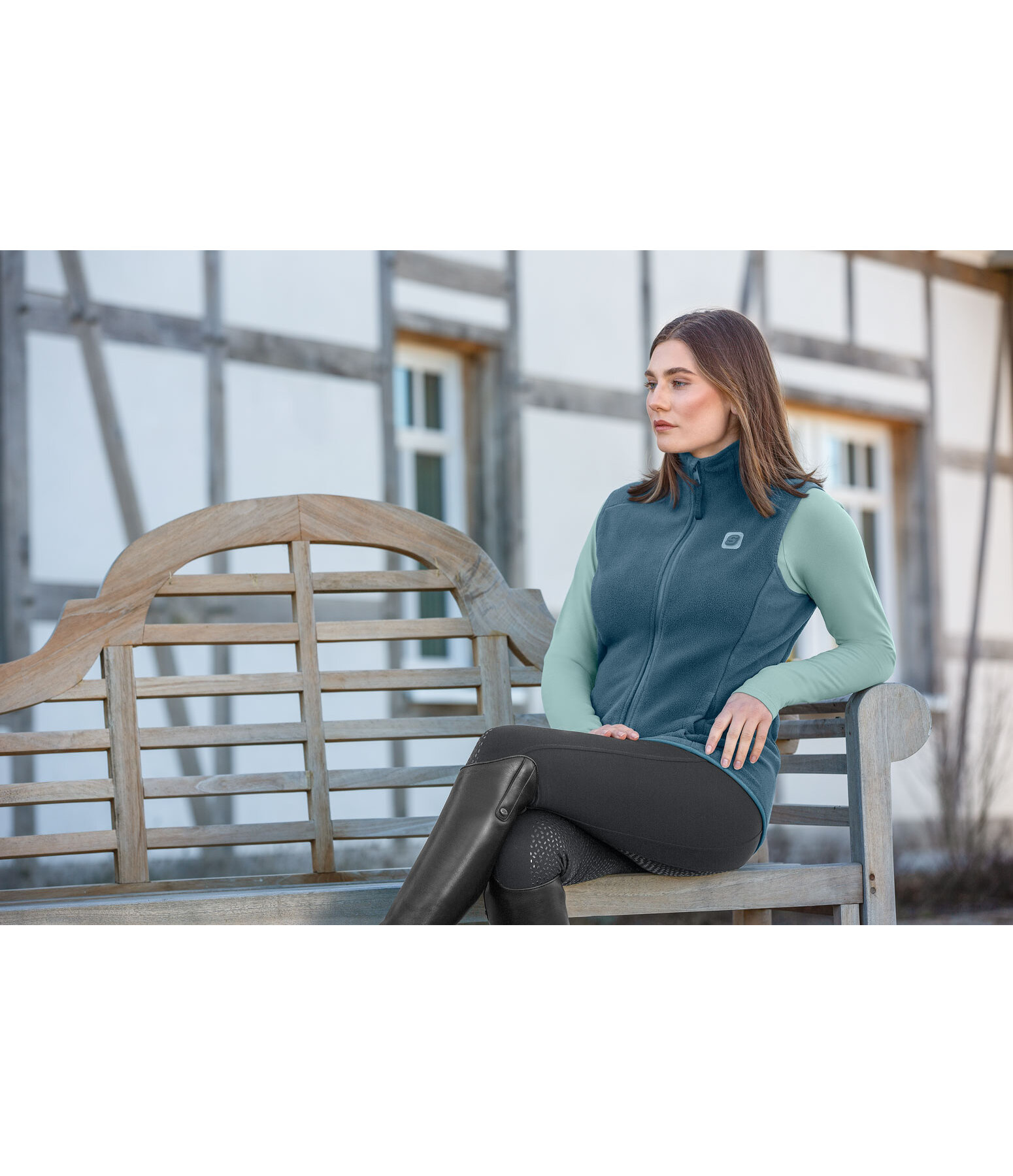 Gilet d'quitation basique en polaire  Rhea