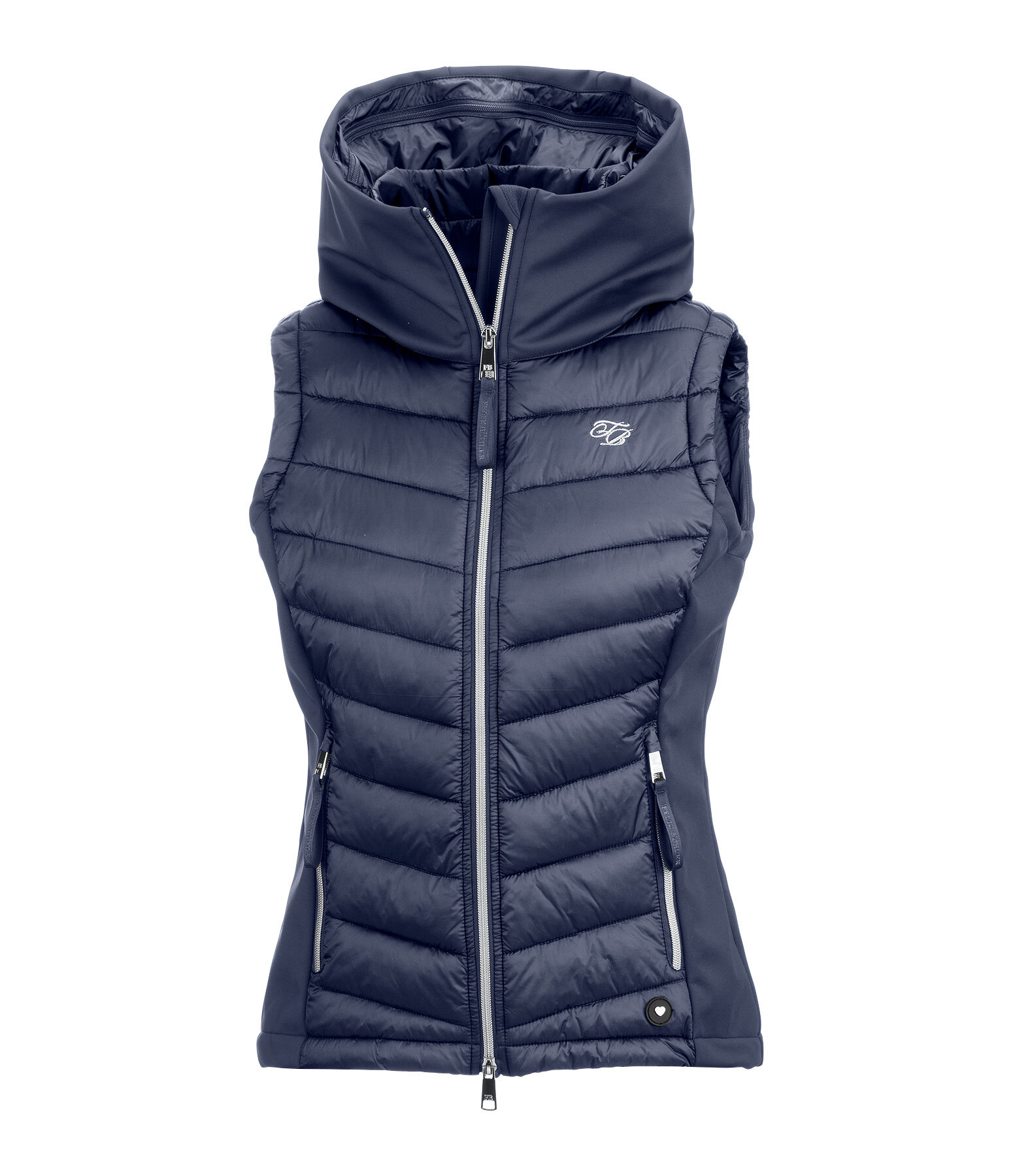 Gilet d'�quitation bi-mati�re � capuche  Zoey