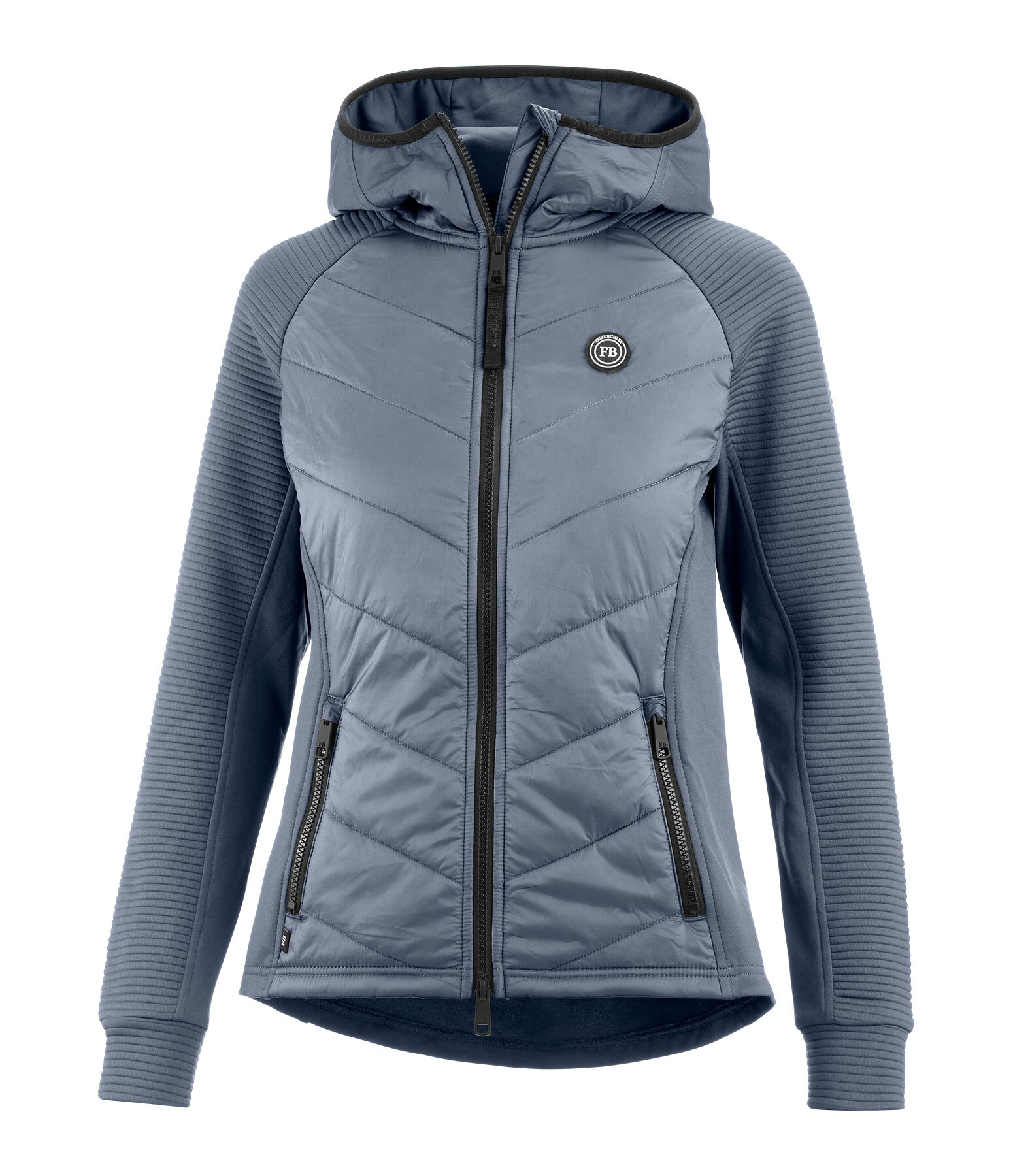 Veste stretch bi-mati�re � capuche  Lene