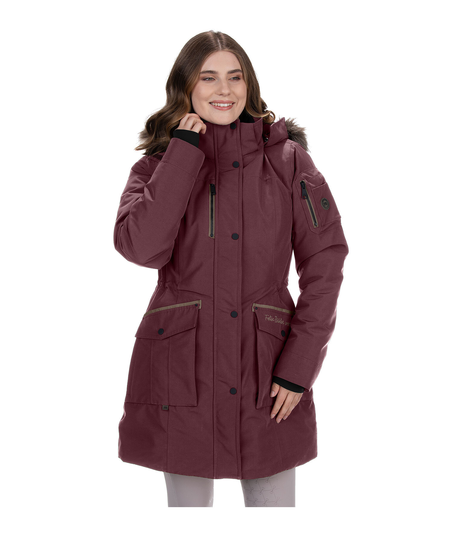 Parka d'quitation technique  capuche  Ulla