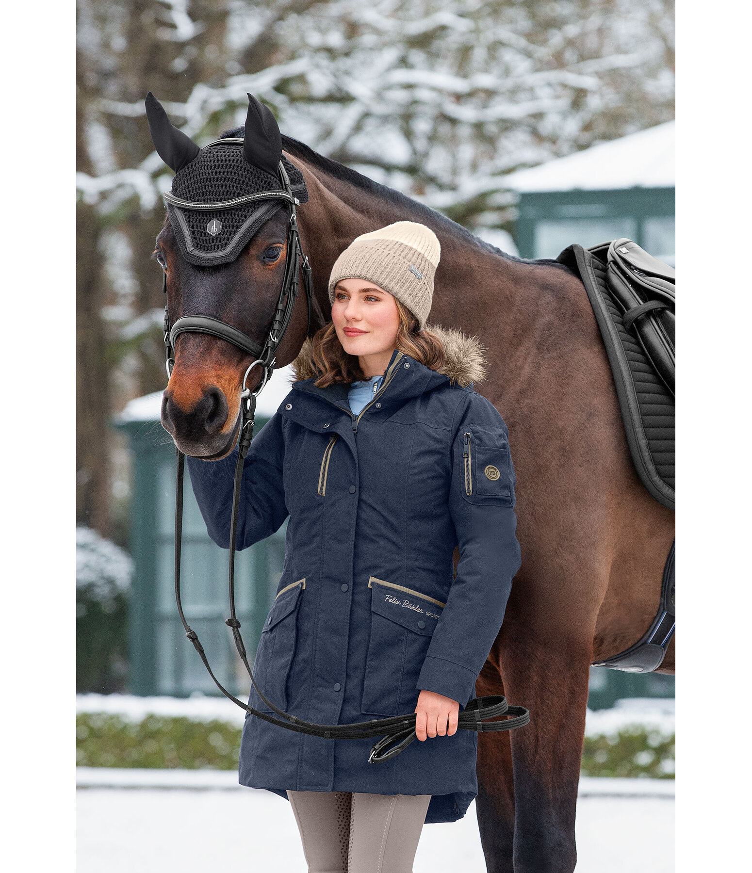 Parka d'quitation technique  capuche  Ulla