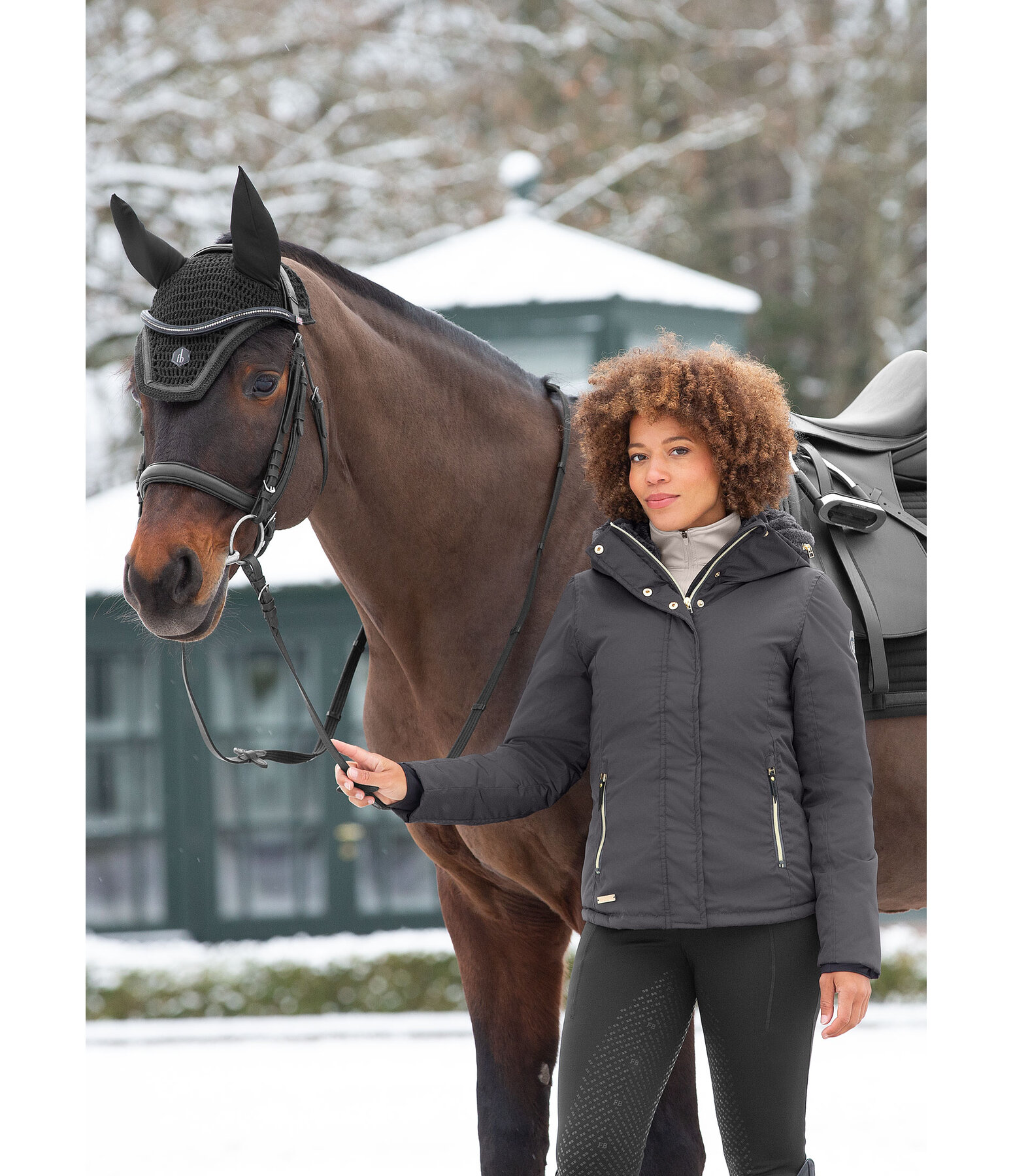 Veste d'quitation  capuche  Lotta