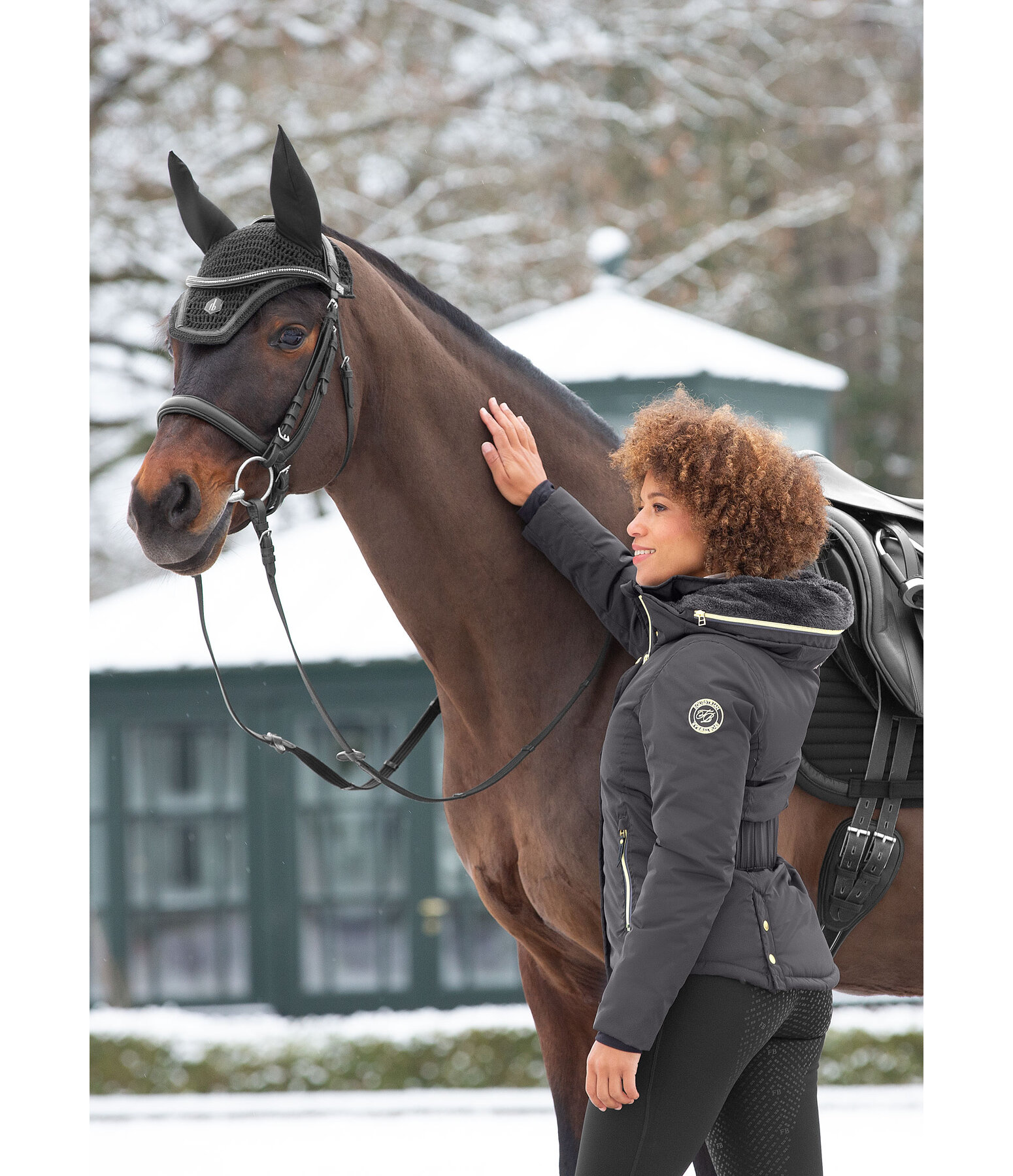 Veste d'quitation  capuche  Lotta