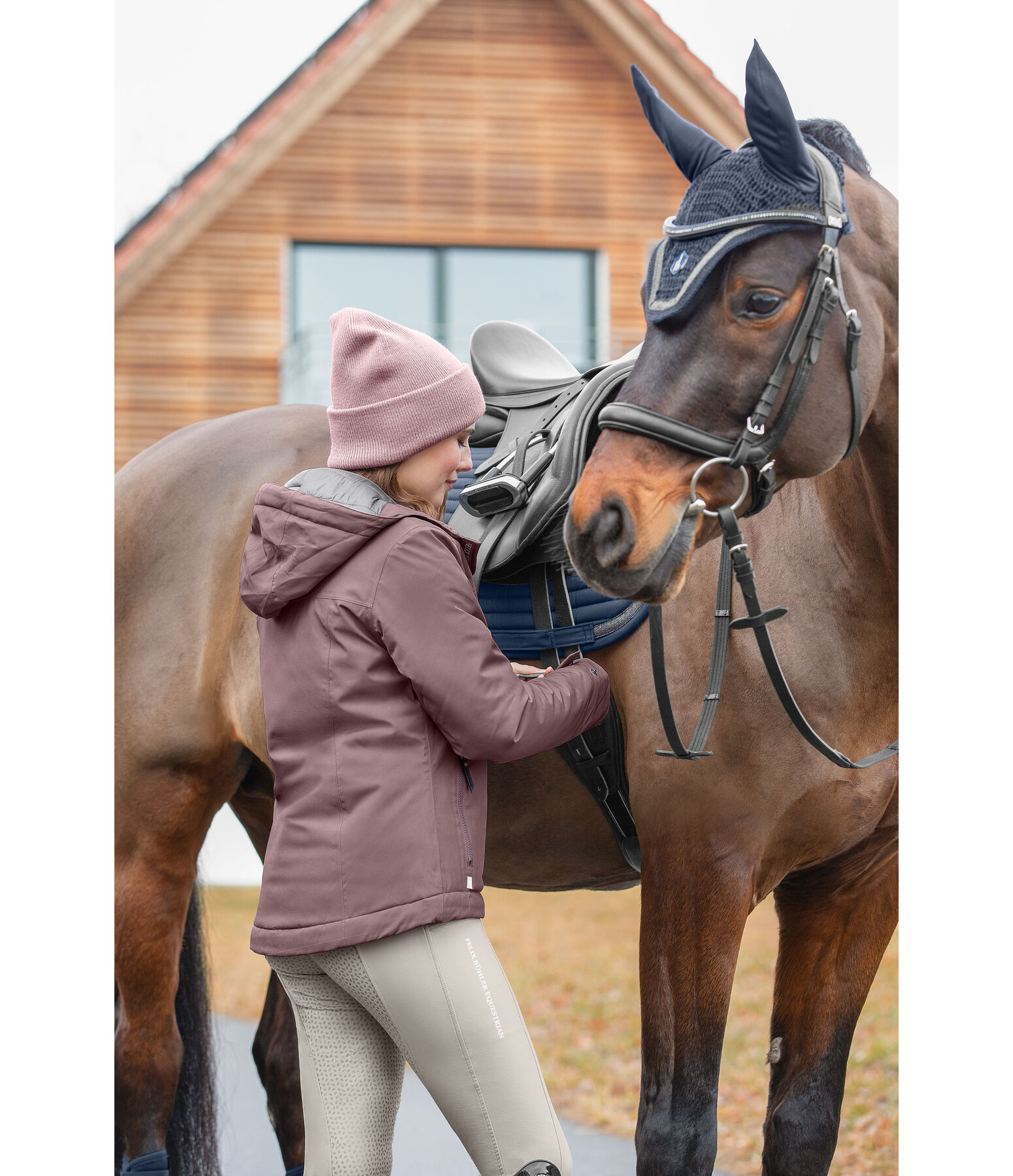 Veste d'quitation technique  capuche  Emelie