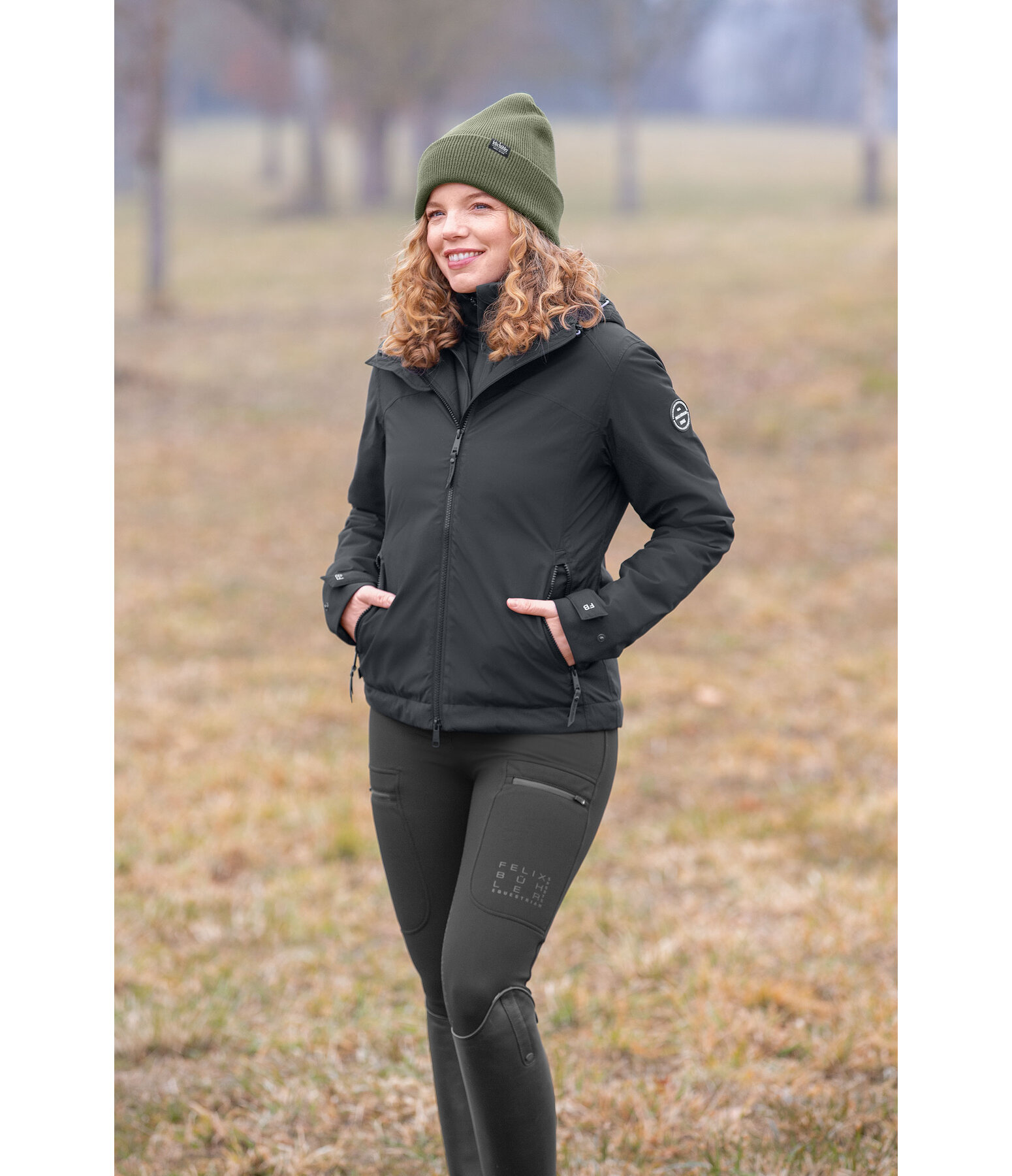 Veste d'quitation technique  capuche  Emelie