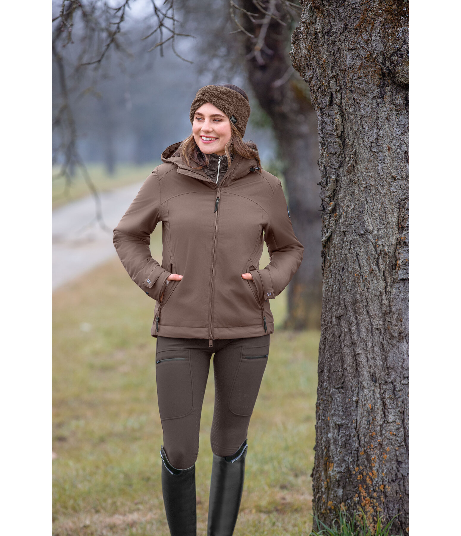 Veste d'quitation technique  capuche  Emelie