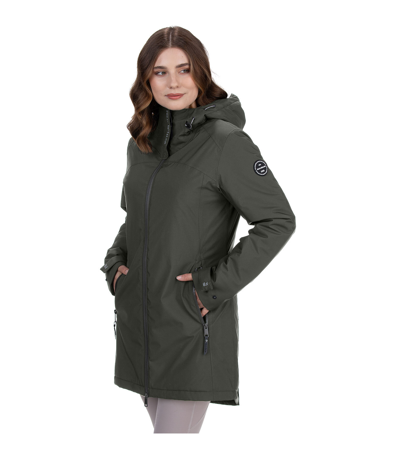 Manteau d'quitation technique  capuche  Eliza II