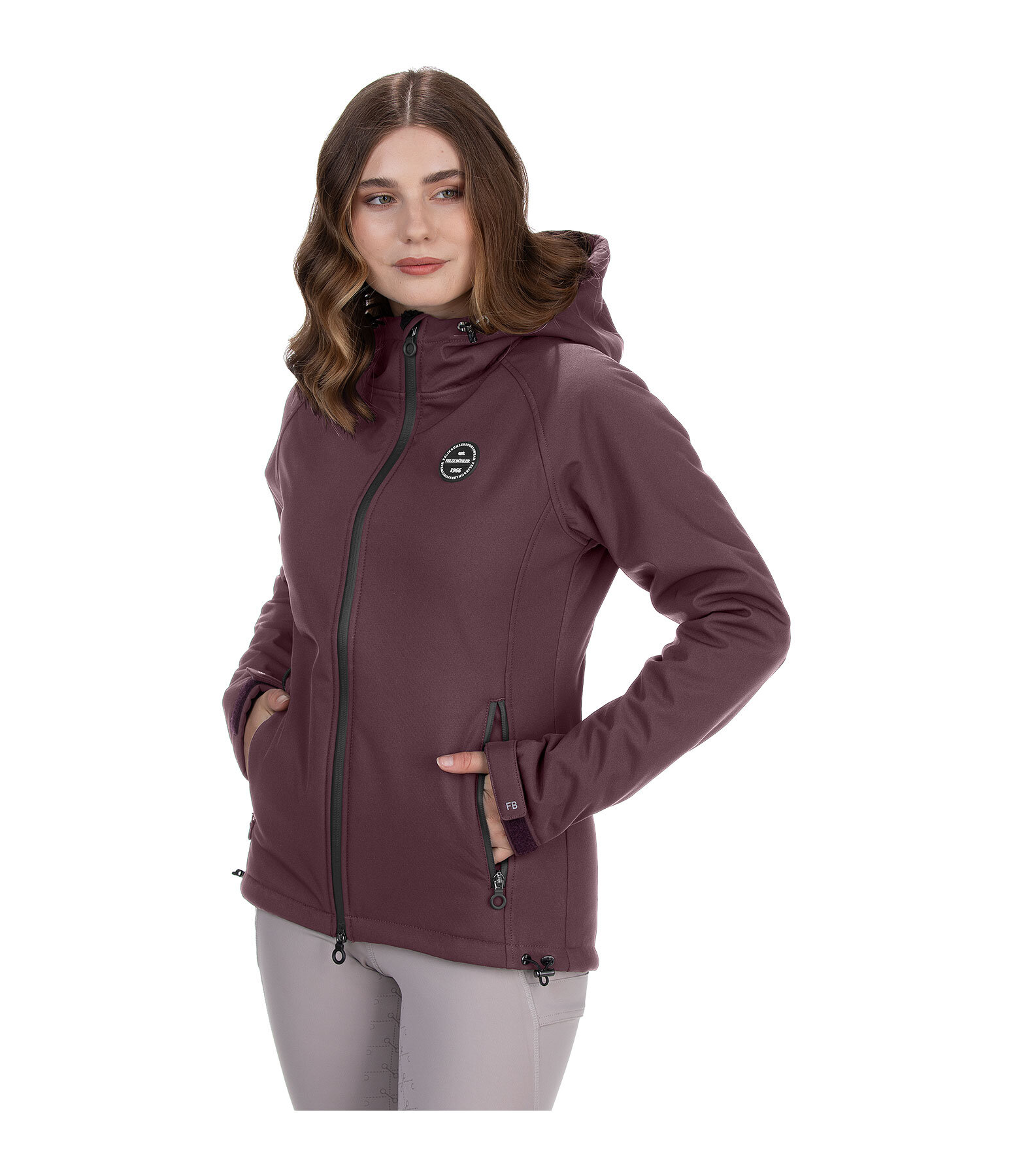 Veste d'quitation softshell  capuche  Lara II