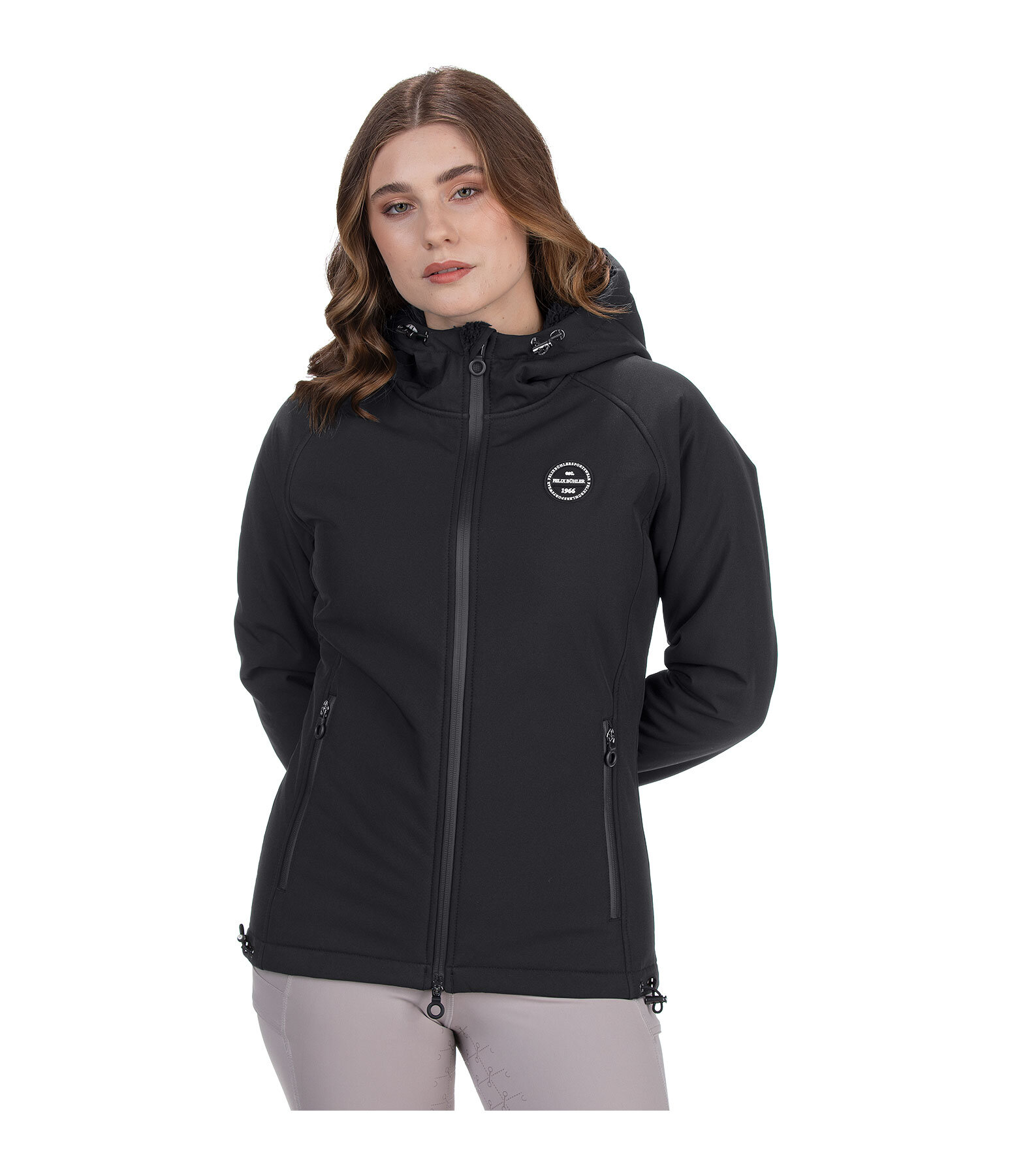 Veste d'quitation softshell  capuche  Lara II