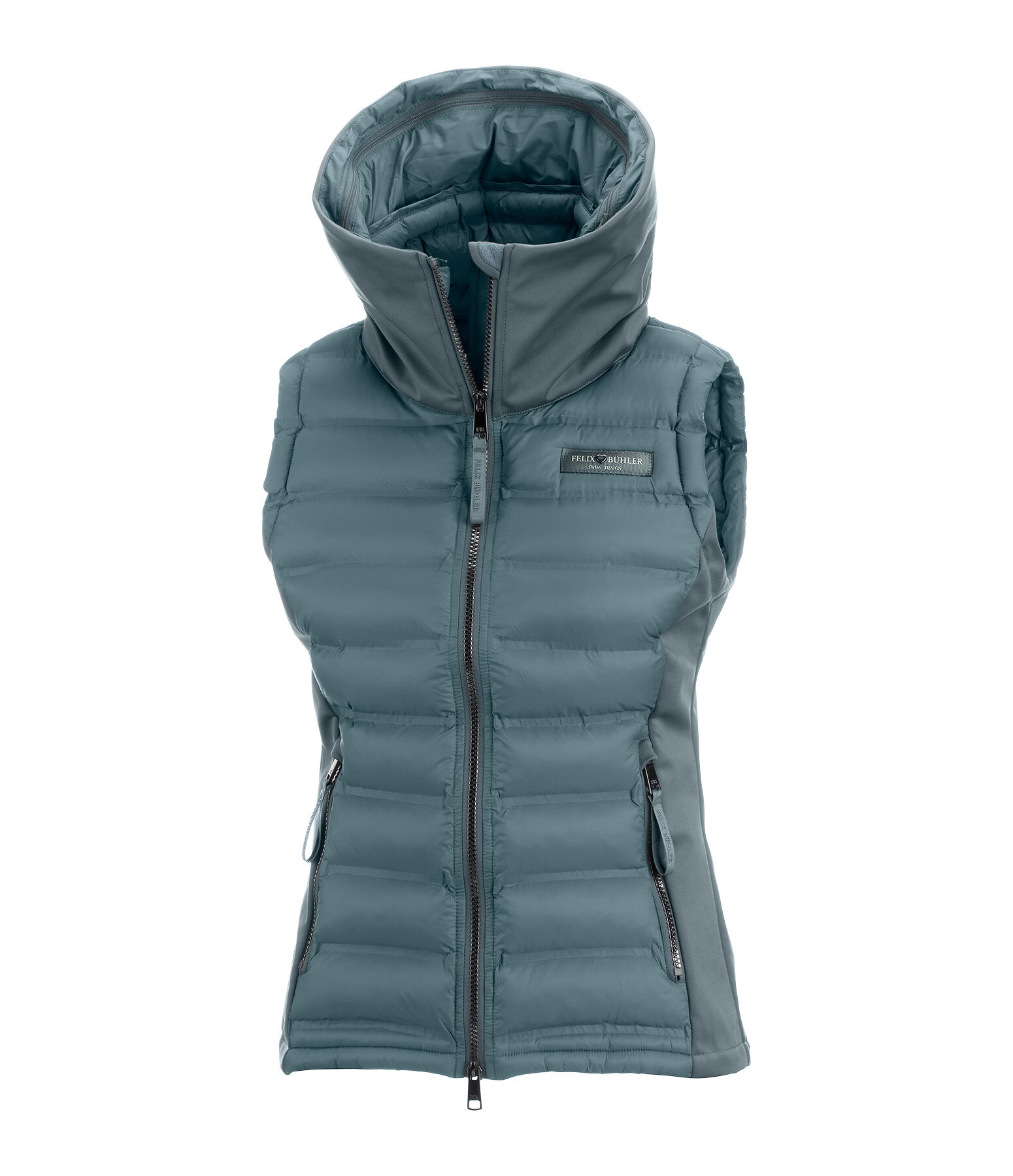 Gilet d'quitation softshell bi-matire  capuche  Jessy
