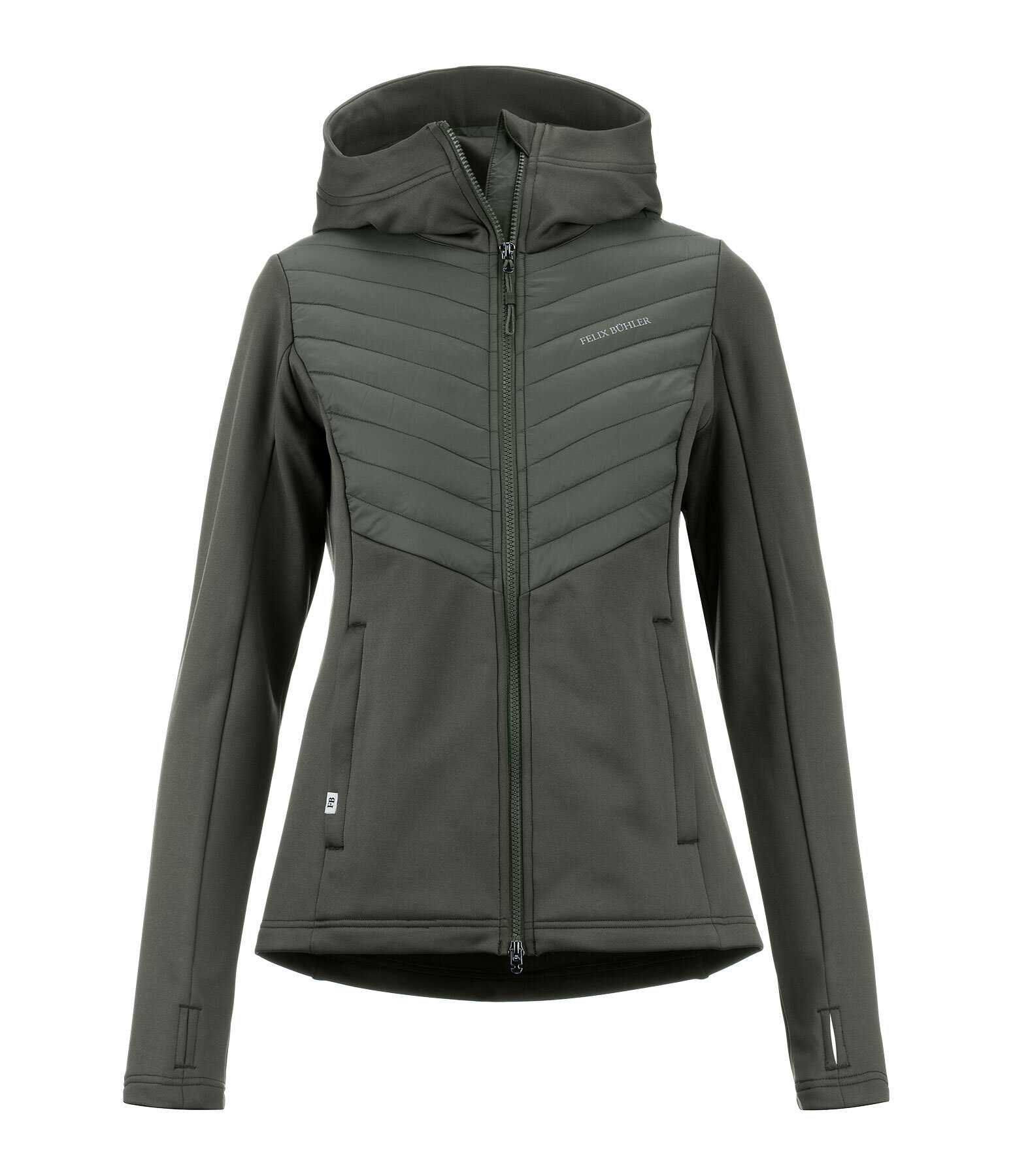 Veste d'quitation bi-matire  capuche  Mara