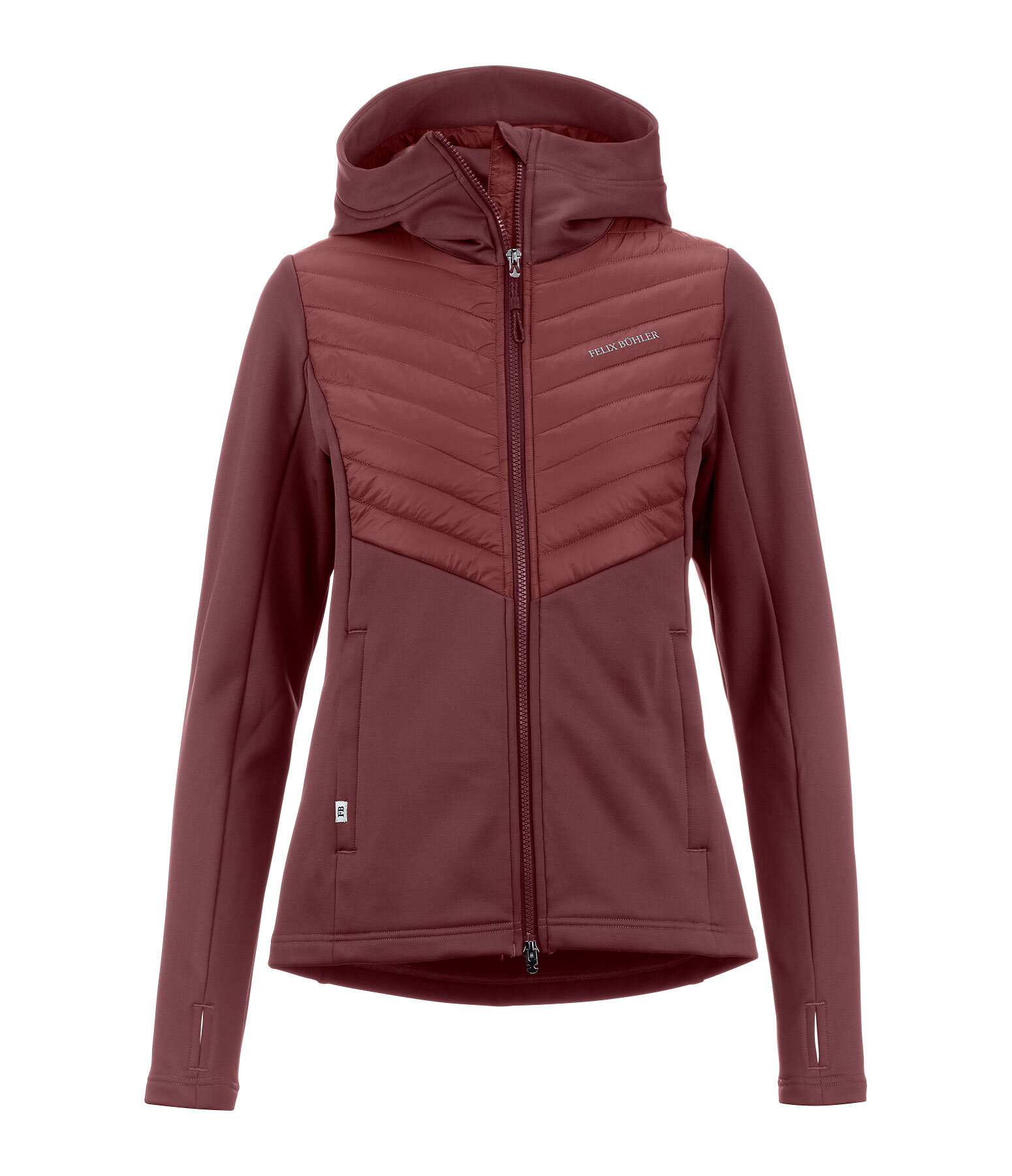 Veste d'quitation bi-matire  capuche  Mara