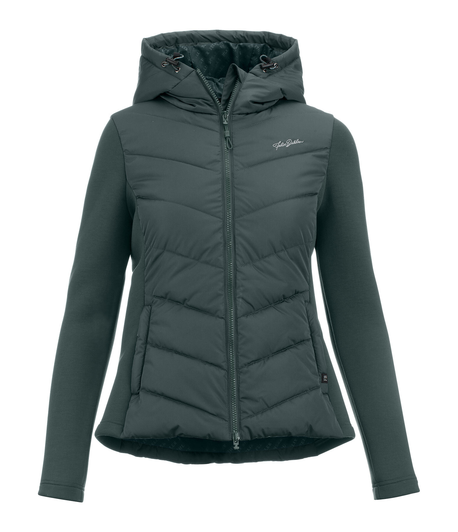 Veste d'quitation bi-matire  capuche  Melli