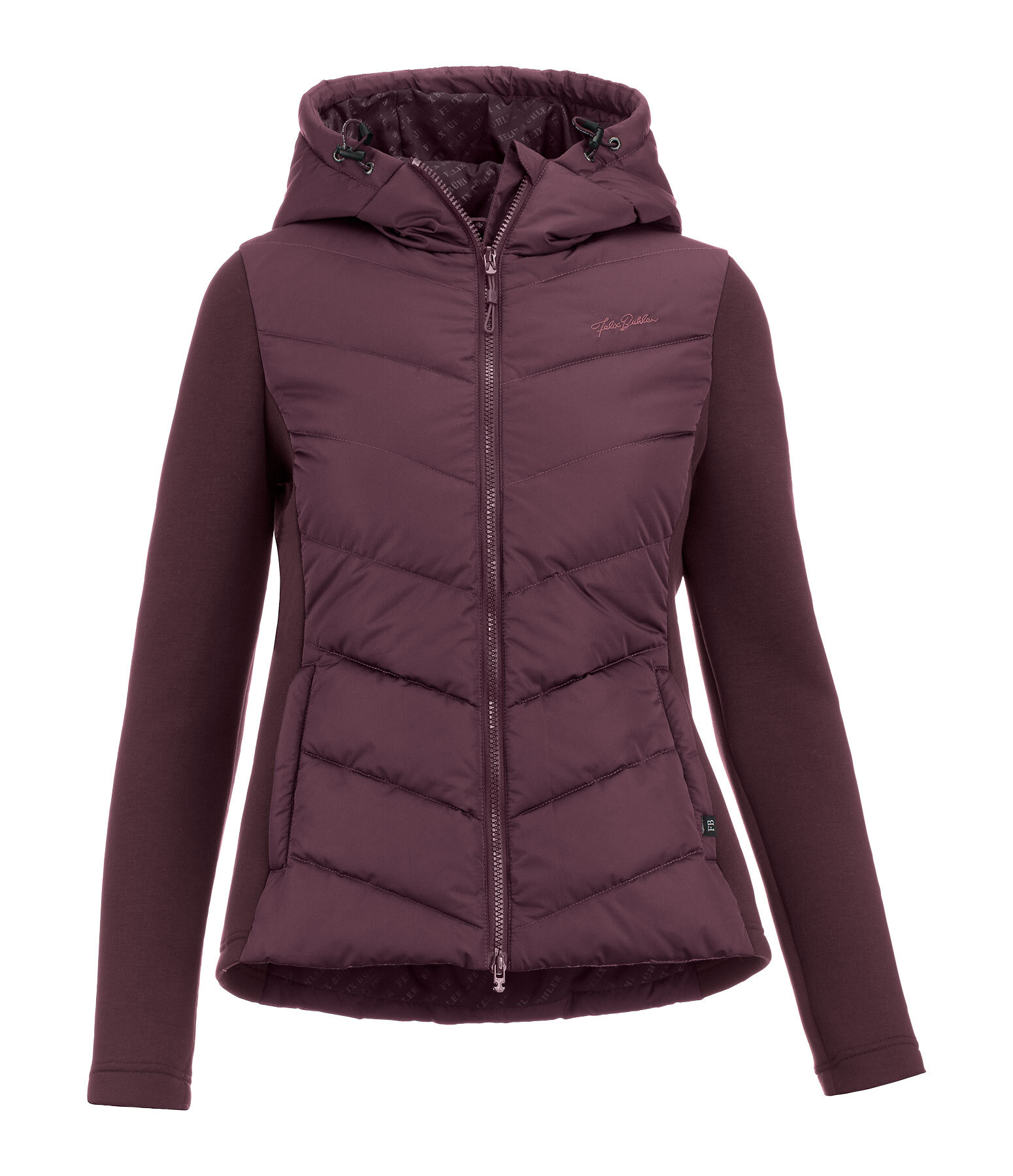 Veste d'quitation bi-matire  capuche  Melli