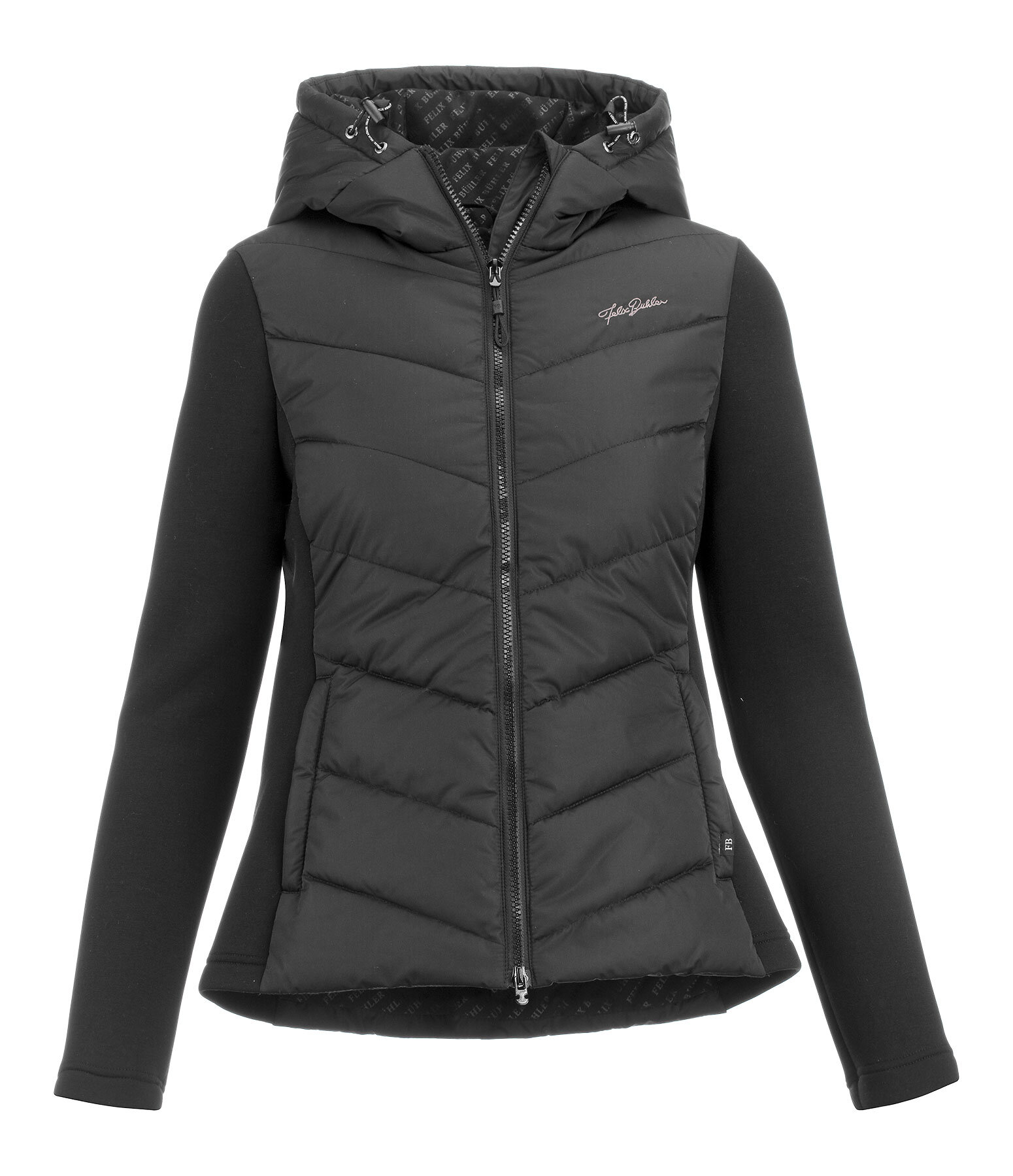 Veste d'quitation bi-matire  capuche  Melli