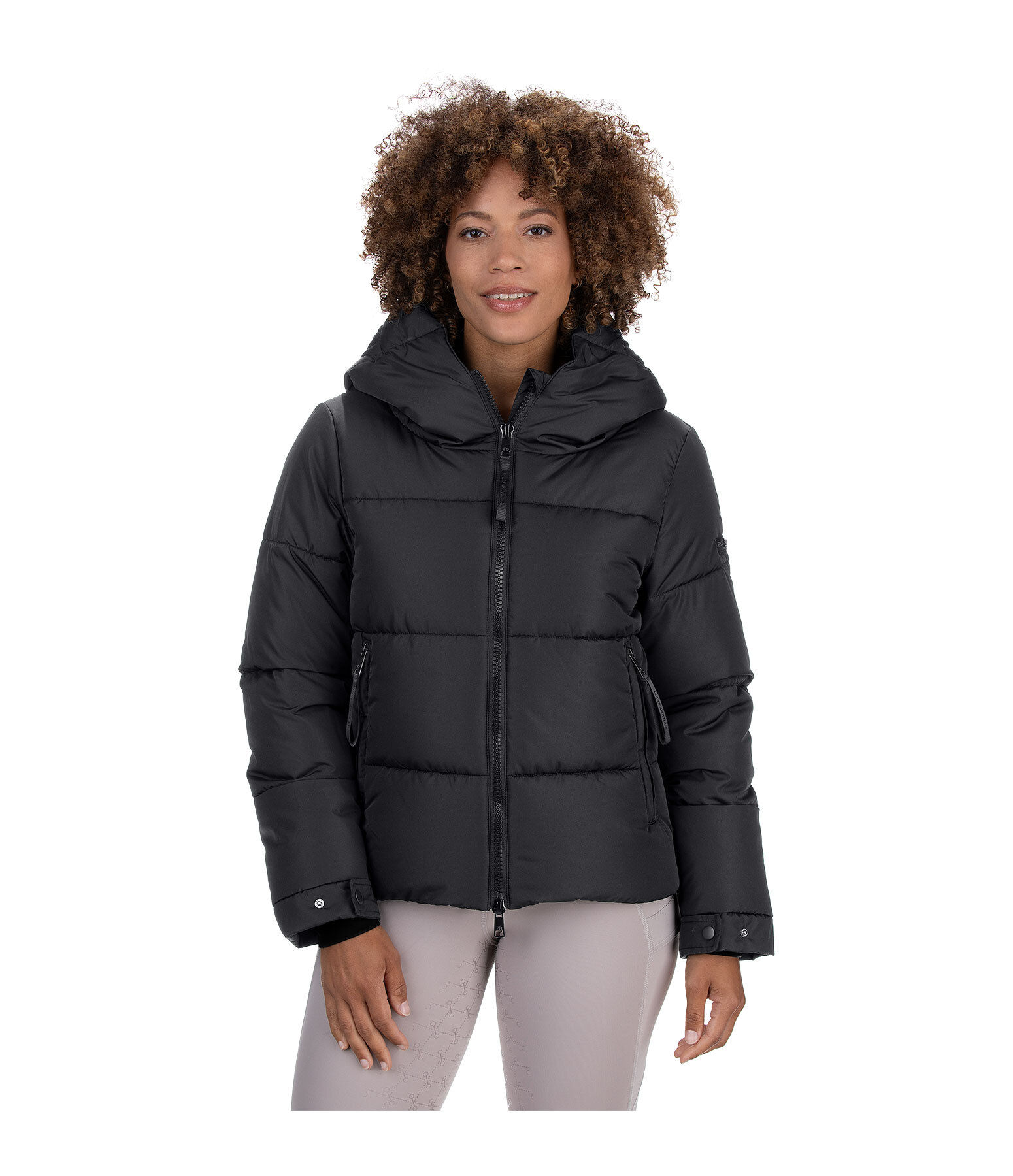 Veste d'quitation matelasse  capuche  Amilia