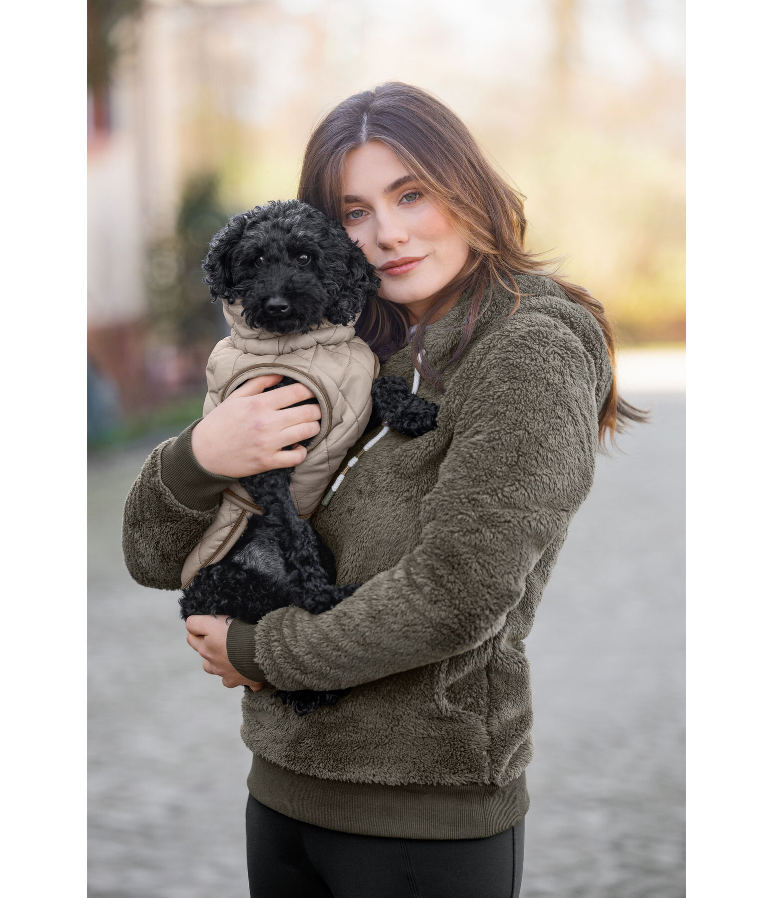 Sweat � capuche en polaire Teddy  Bella