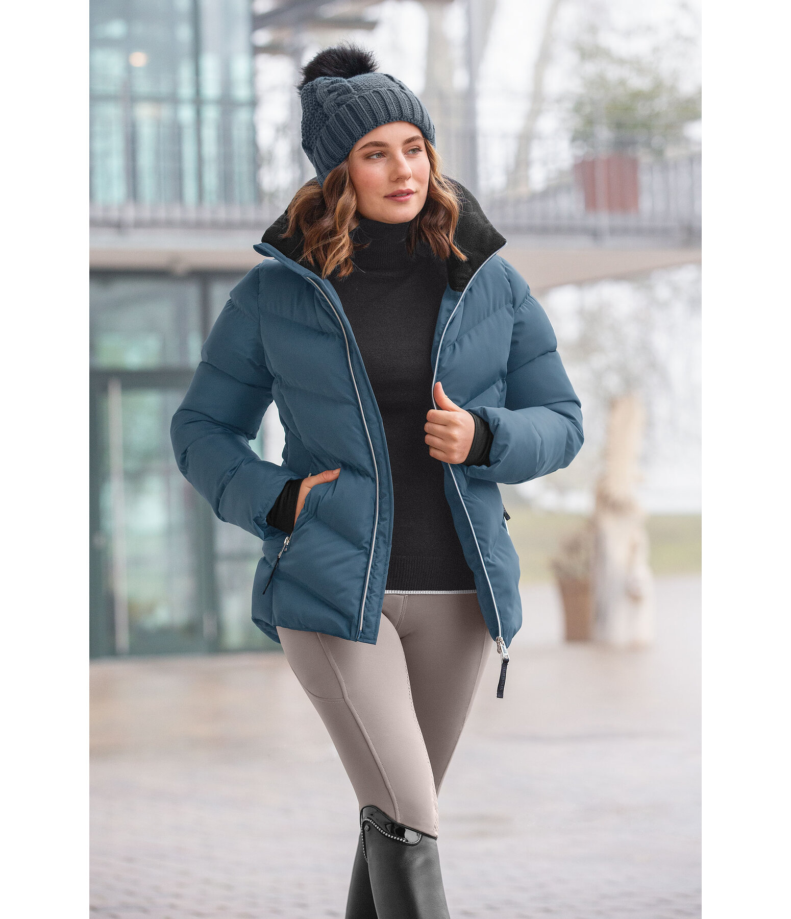 Veste d'quitation matelasse  Emma