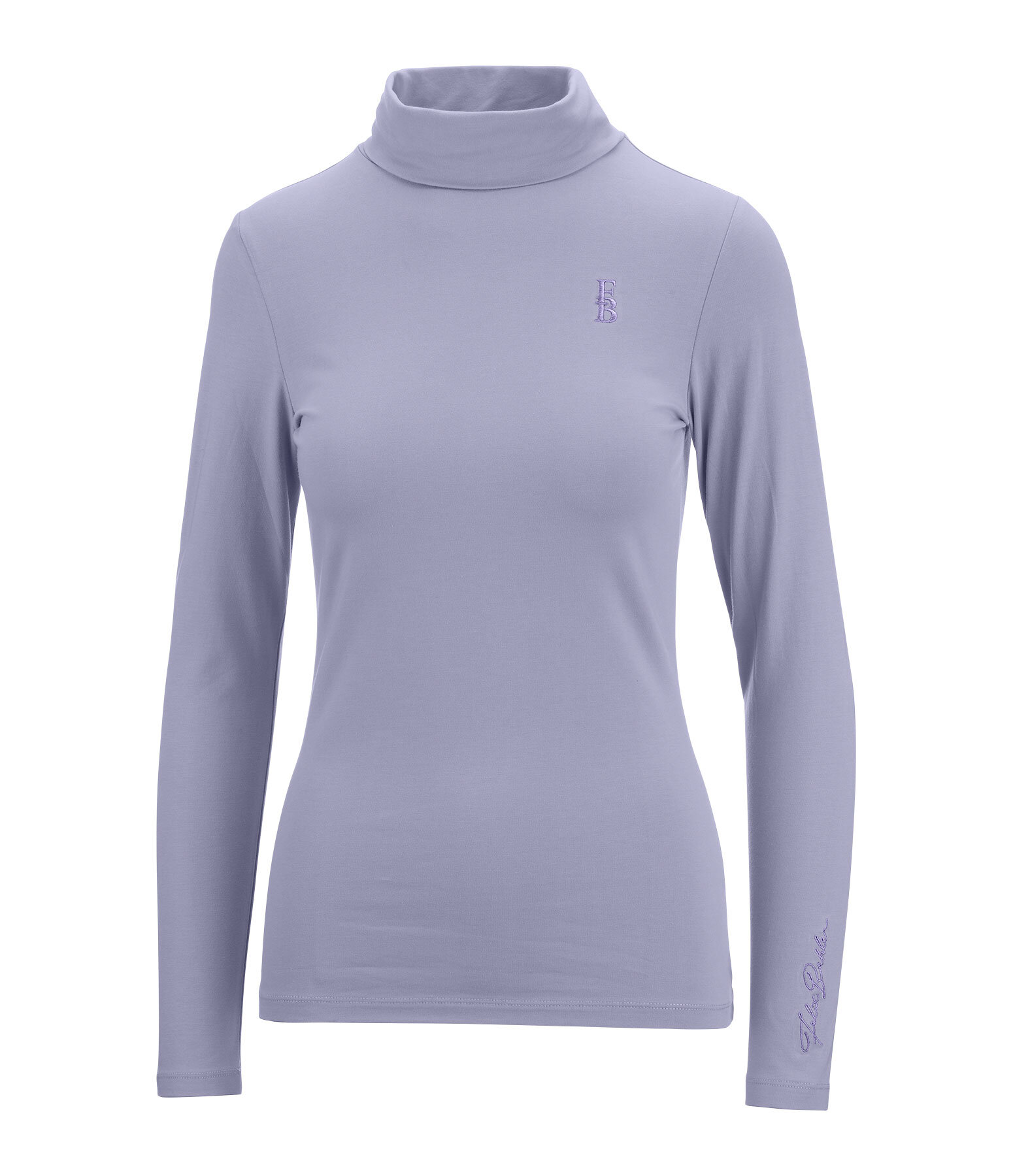 T-shirt col roul  manches longues  Claire