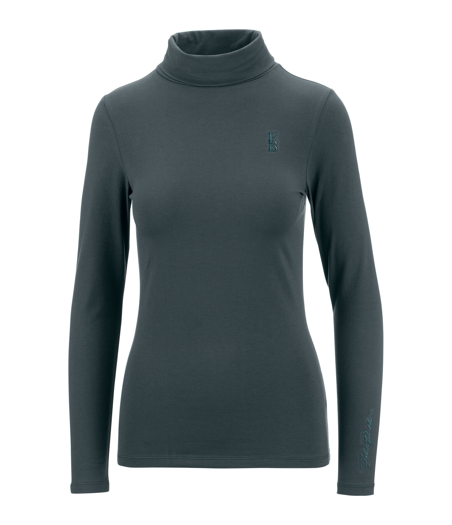 T-shirt col roul  manches longues  Claire