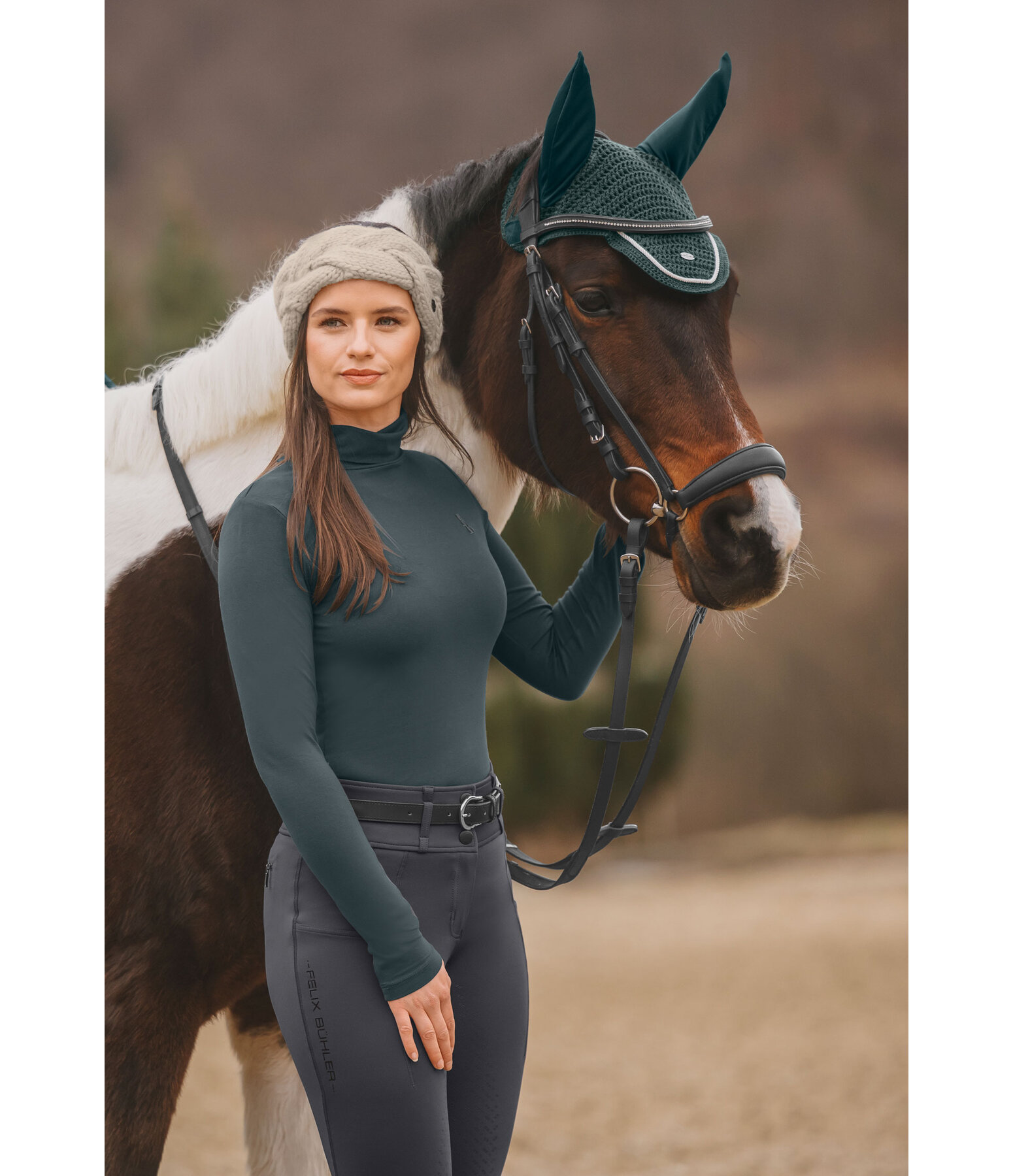 T-shirt col roul  manches longues  Claire