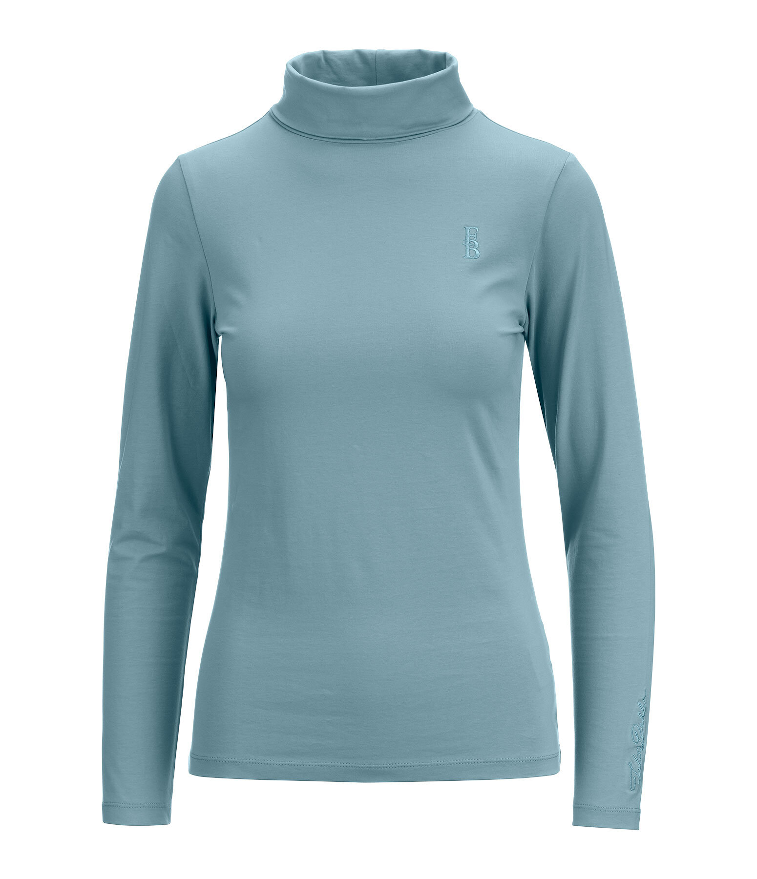 T-shirt col roul� � manches longues  Claire