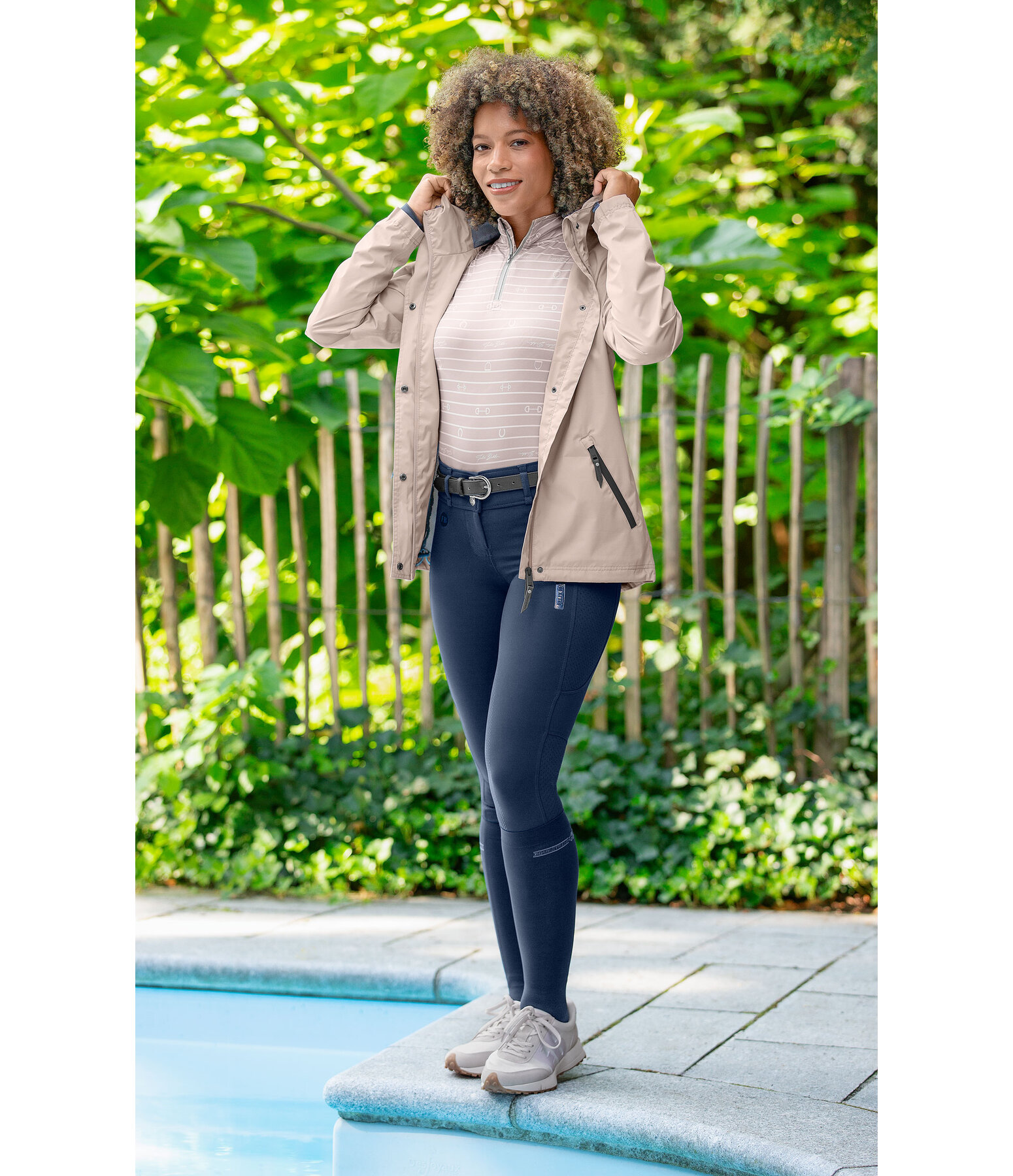 Veste d'�quitation technique � capuche  Klara Life Cycle