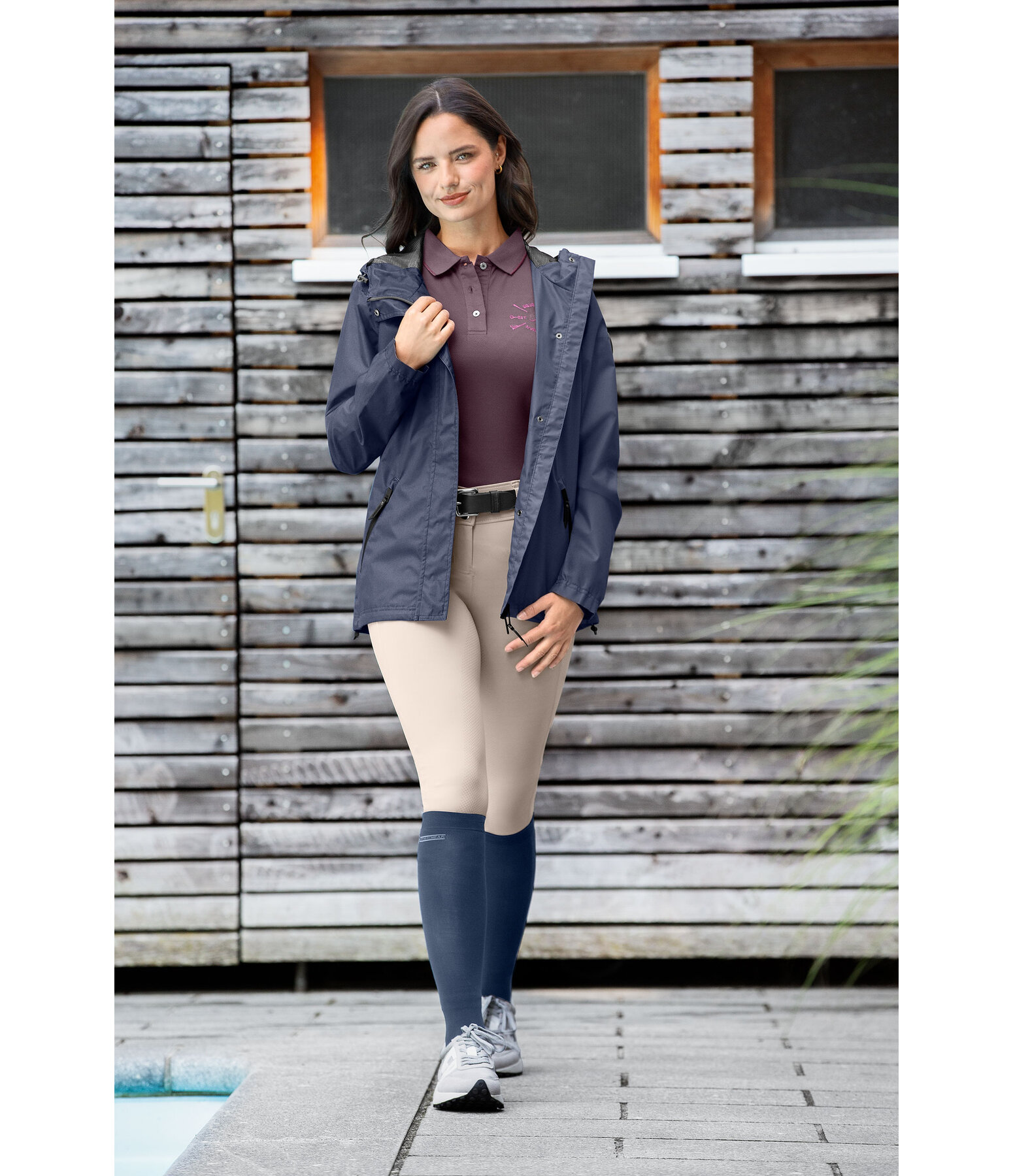 Veste d'�quitation technique � capuche  Klara Life Cycle