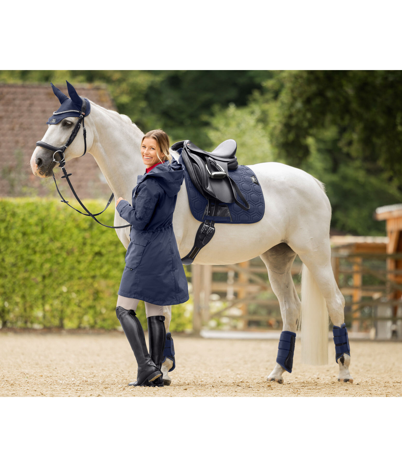 Parka d'�quitation technique � capuche  Emily II