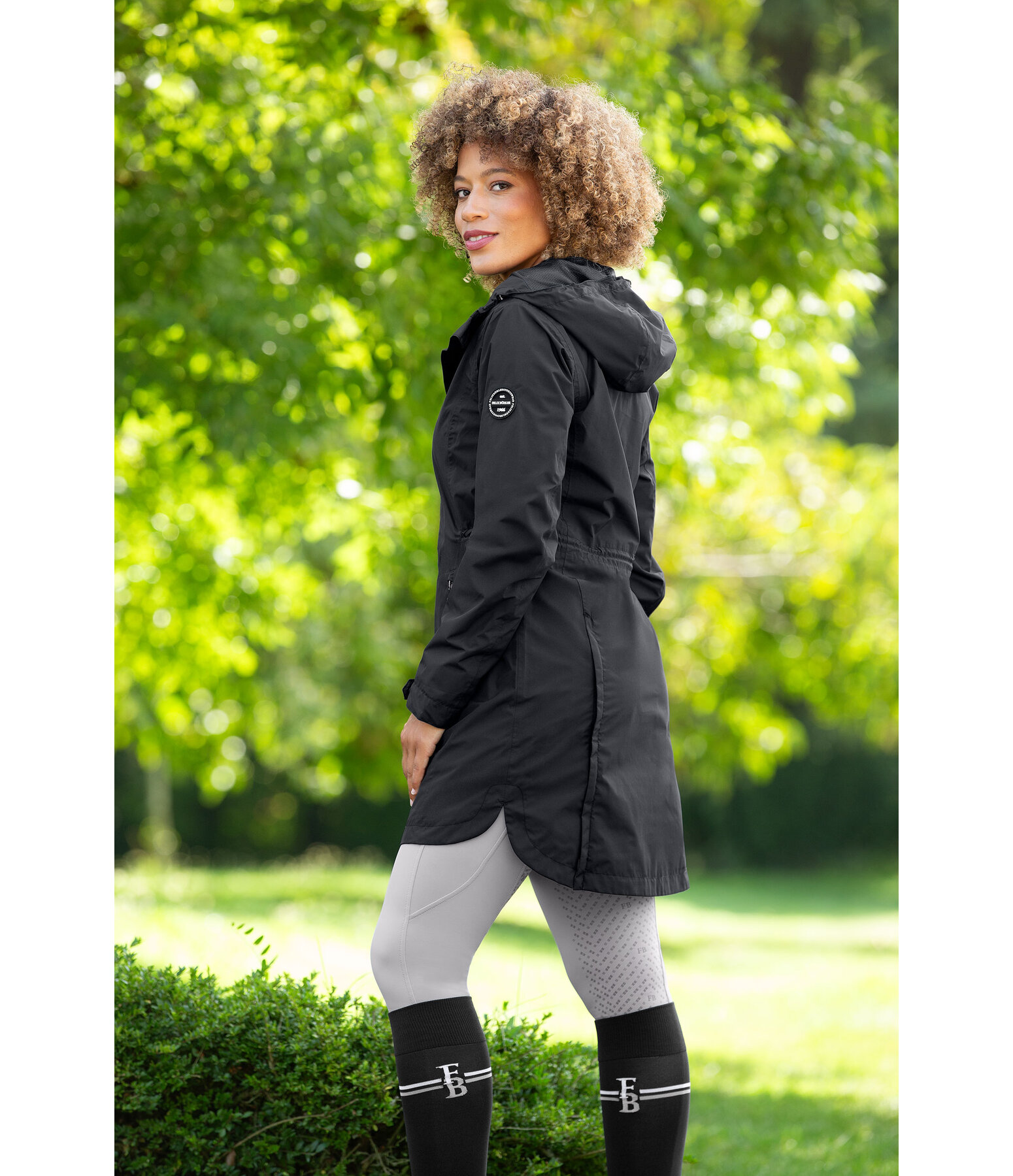 Parka d'�quitation technique � capuche  Jule Life Cycle
