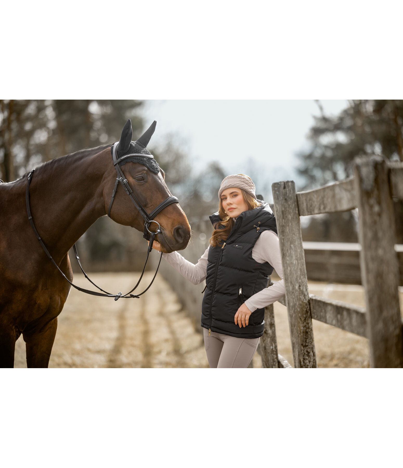Gilet d'�quitation � capuche  Kaya
