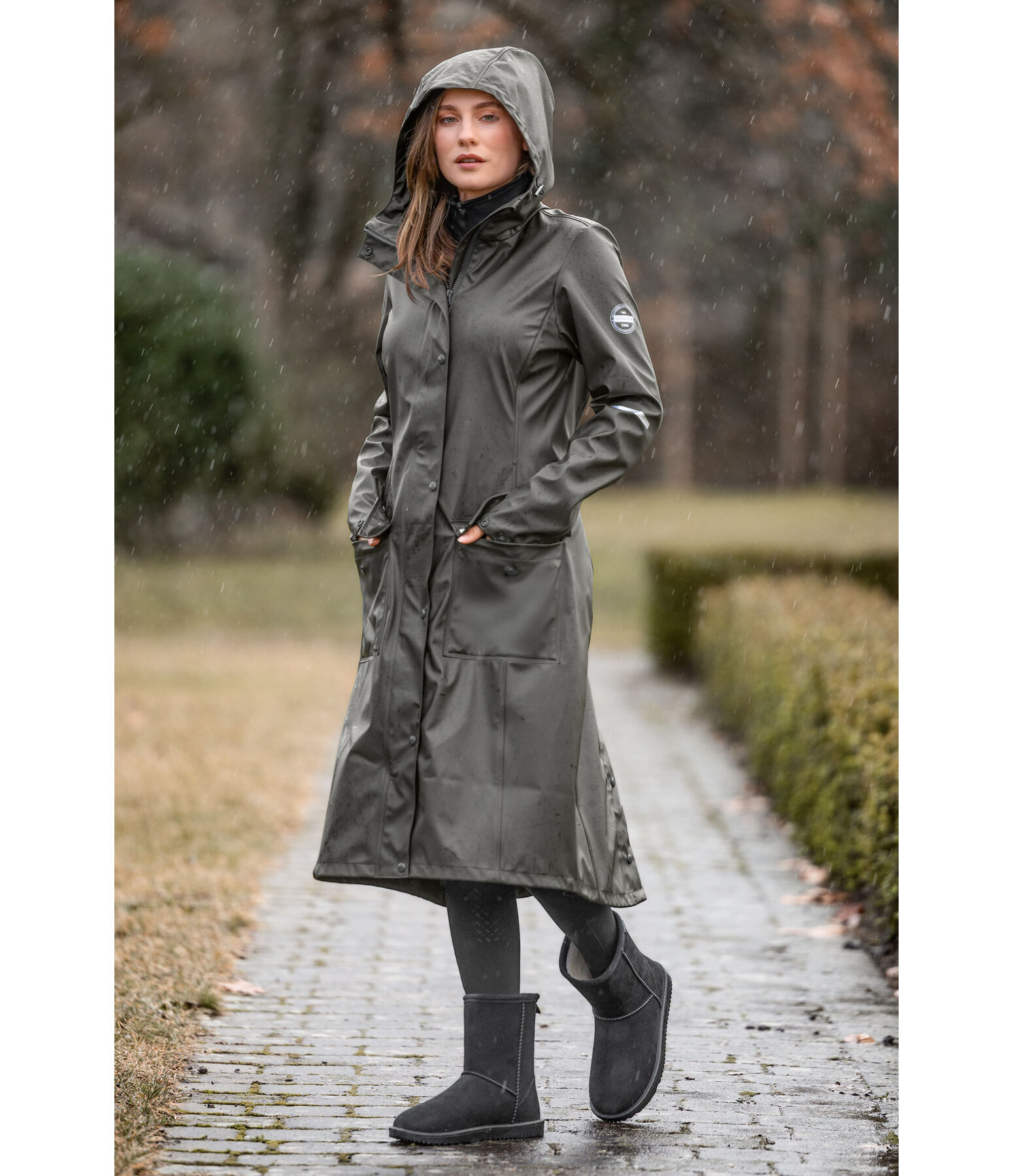 Manteau de pluie � capuche  Elise