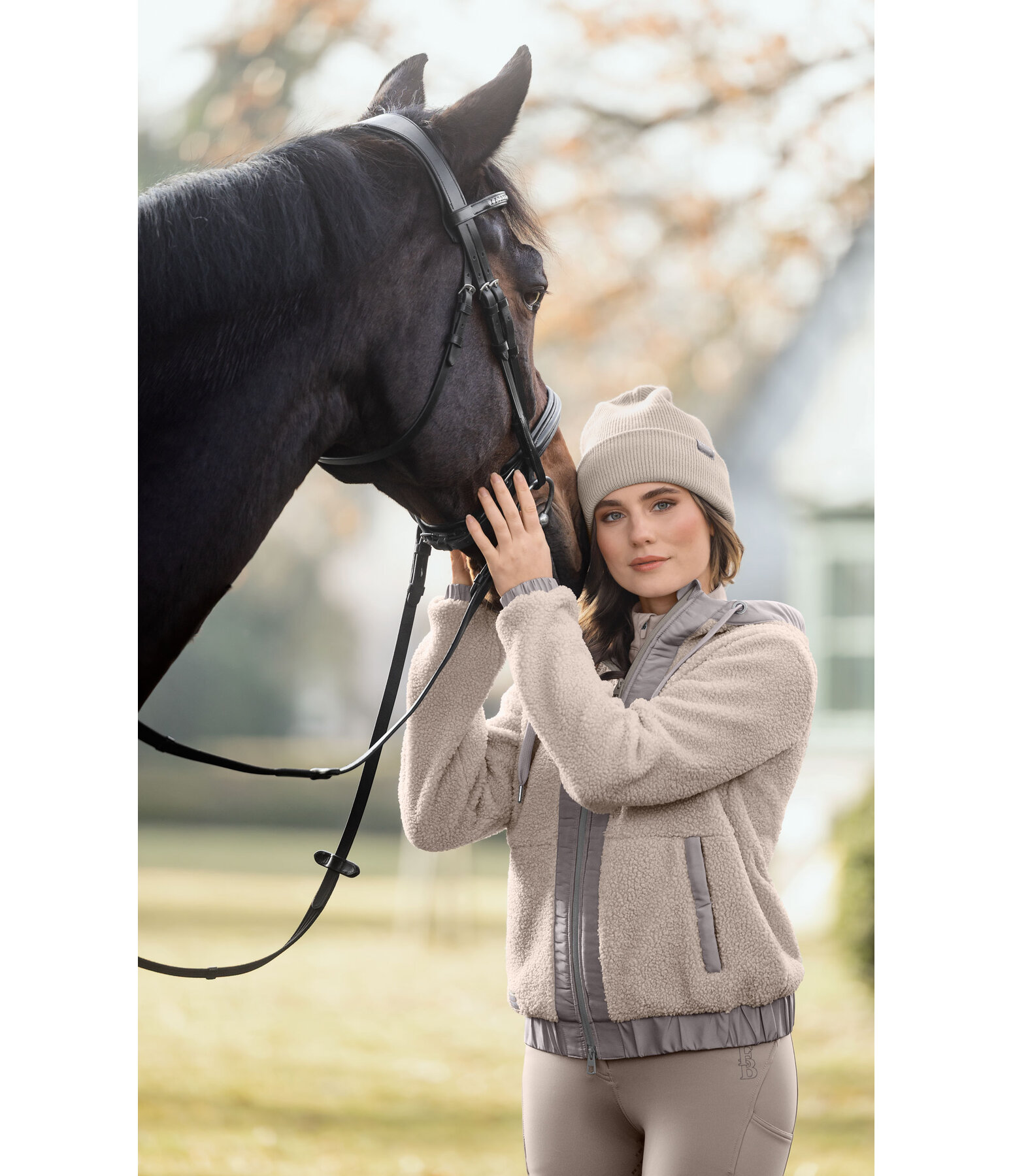 Veste � capuche en polaire Teddy  Mia