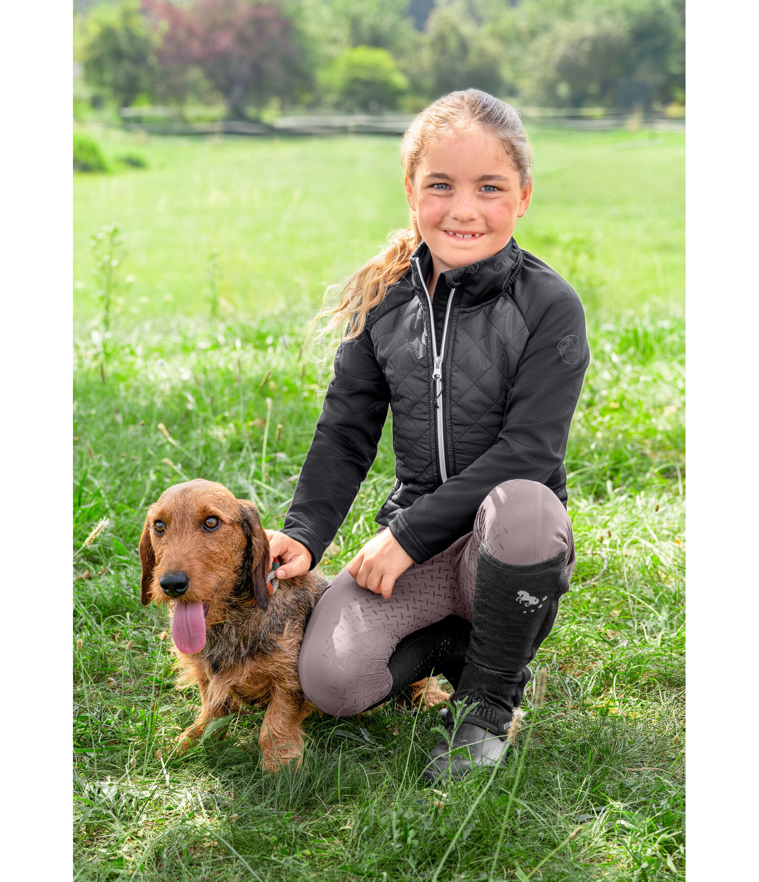 Veste matelass�e bi-mati�re enfant  Malina