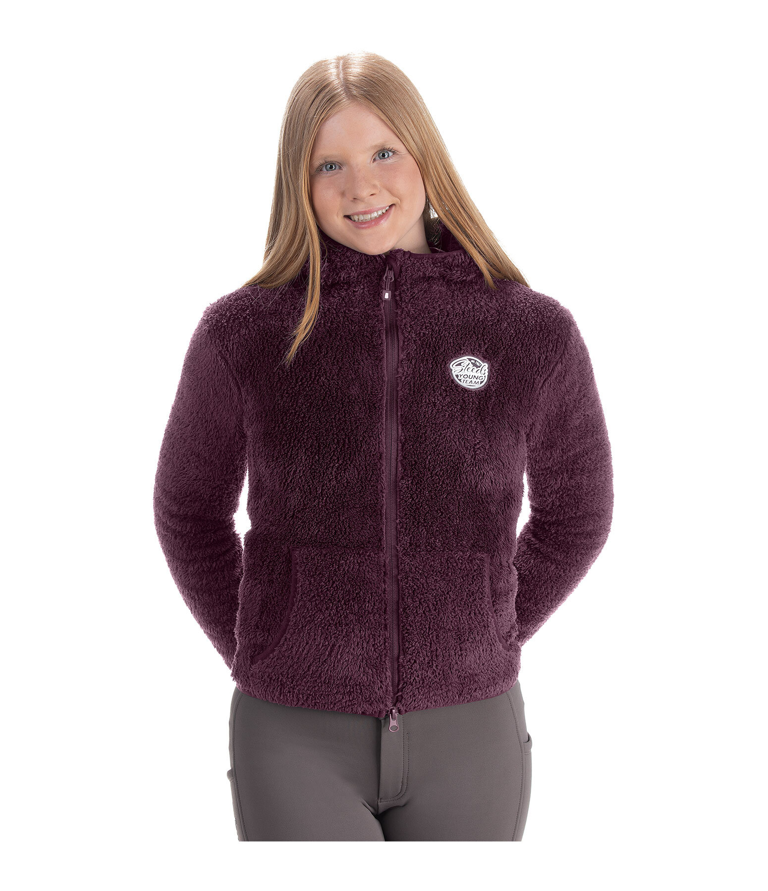 Veste � capuche en polaire Teddy enfant  Irma