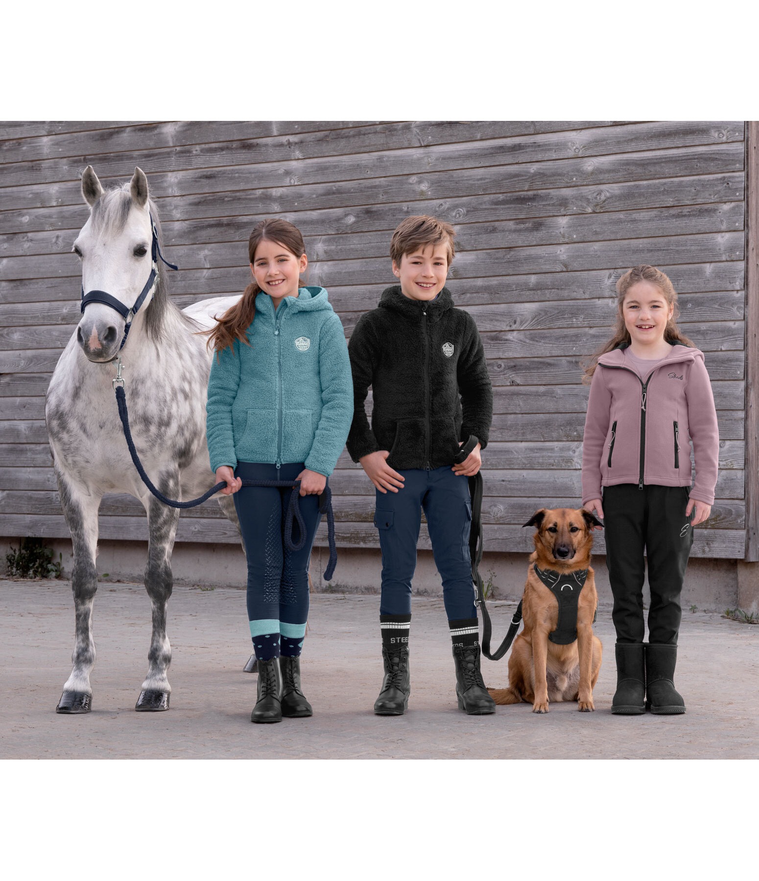 Veste � capuche en polaire Teddy enfant  Irma