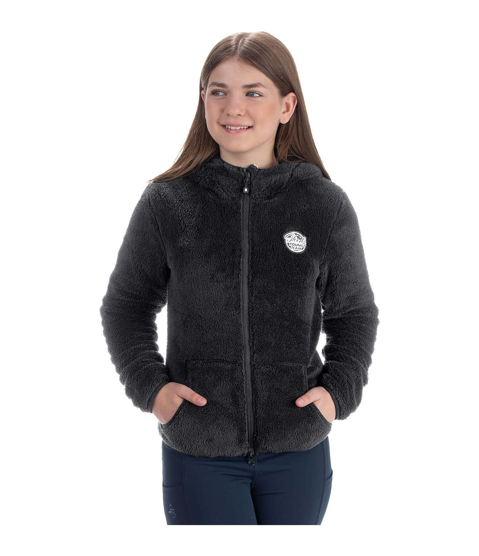 Veste � capuche en polaire Teddy enfant  Irma