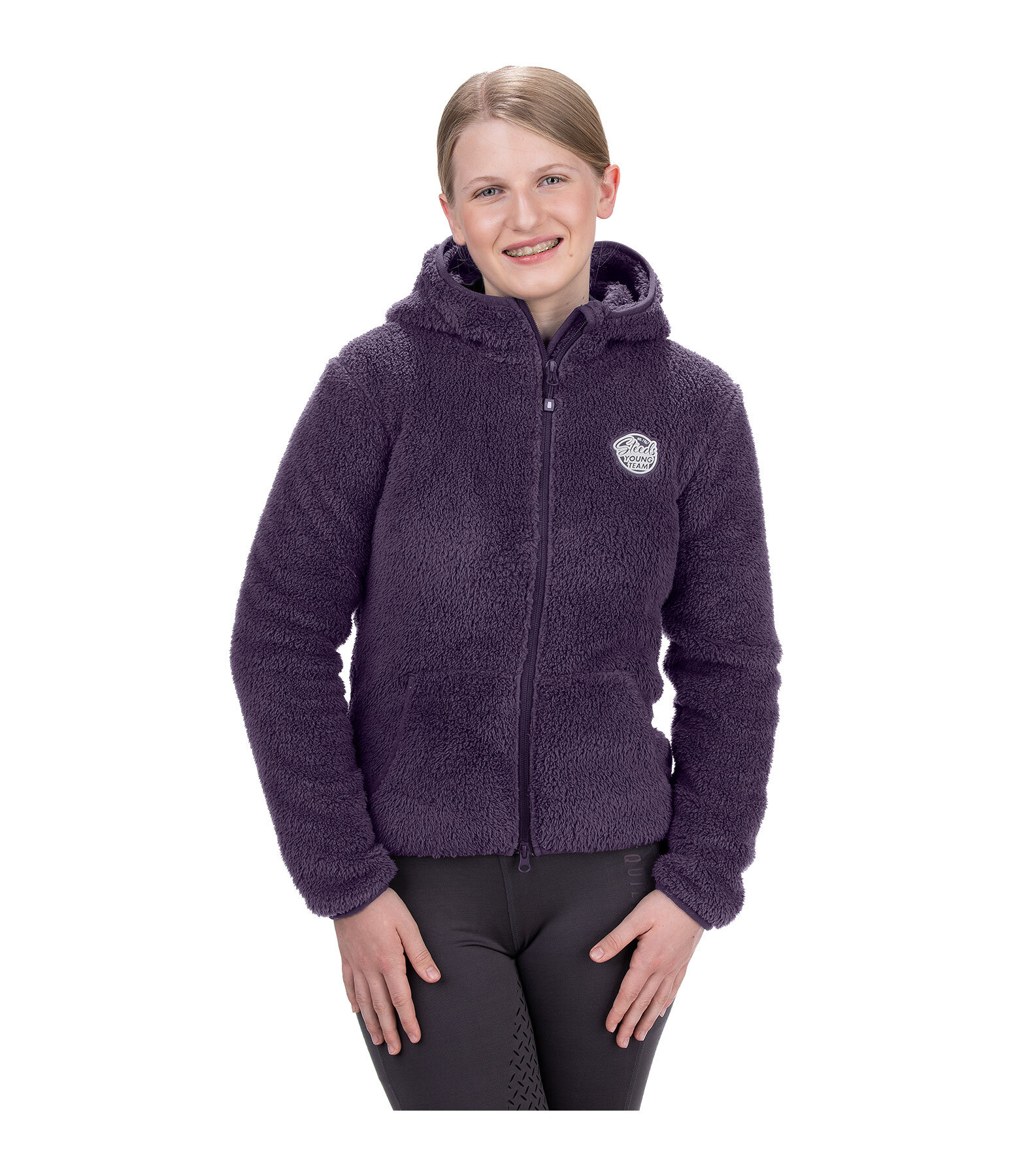 Veste  capuche en polaire Teddy enfant  Irma