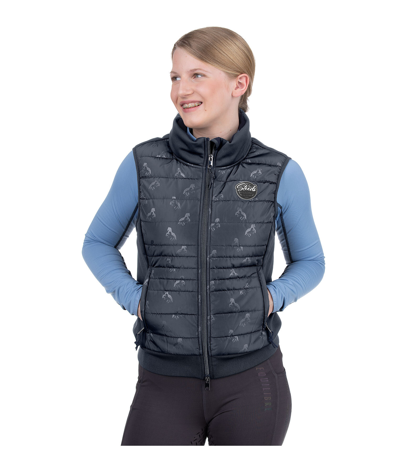 Gilet d'quitation bi-matire Enfant  Sarah II
