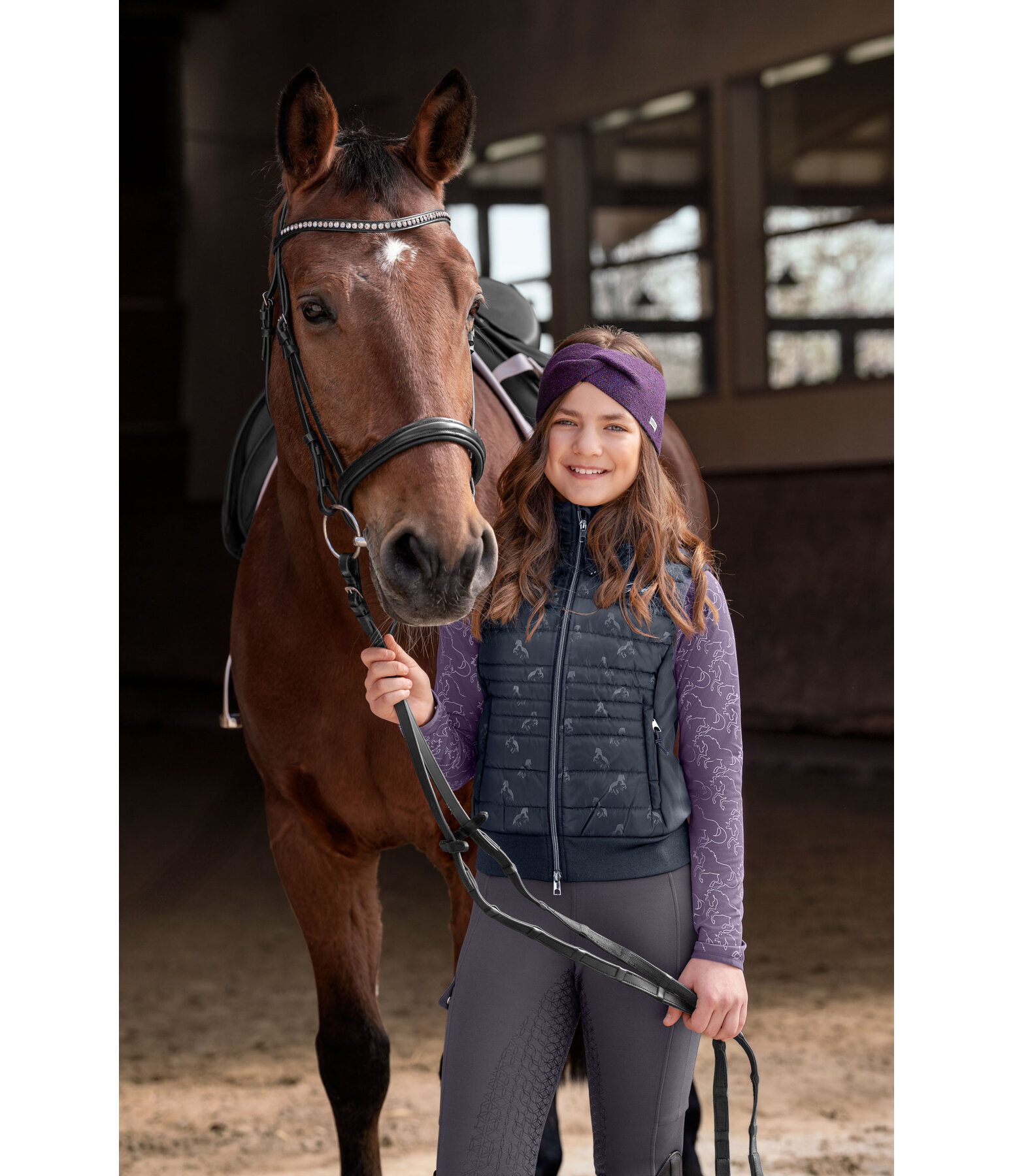 Gilet d'quitation bi-matire Enfant  Sarah II