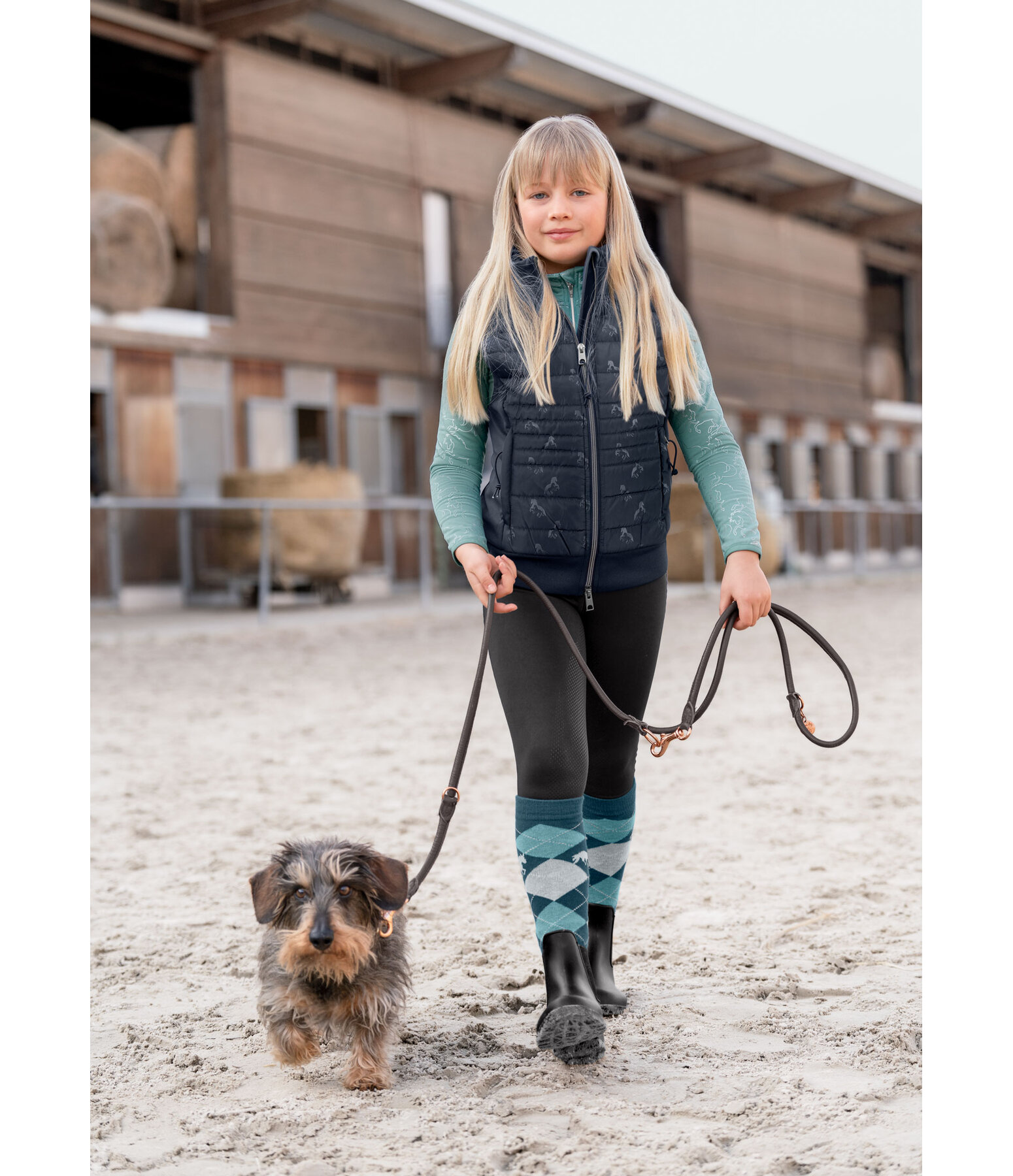 Gilet d'quitation bi-matire Enfant  Sarah II