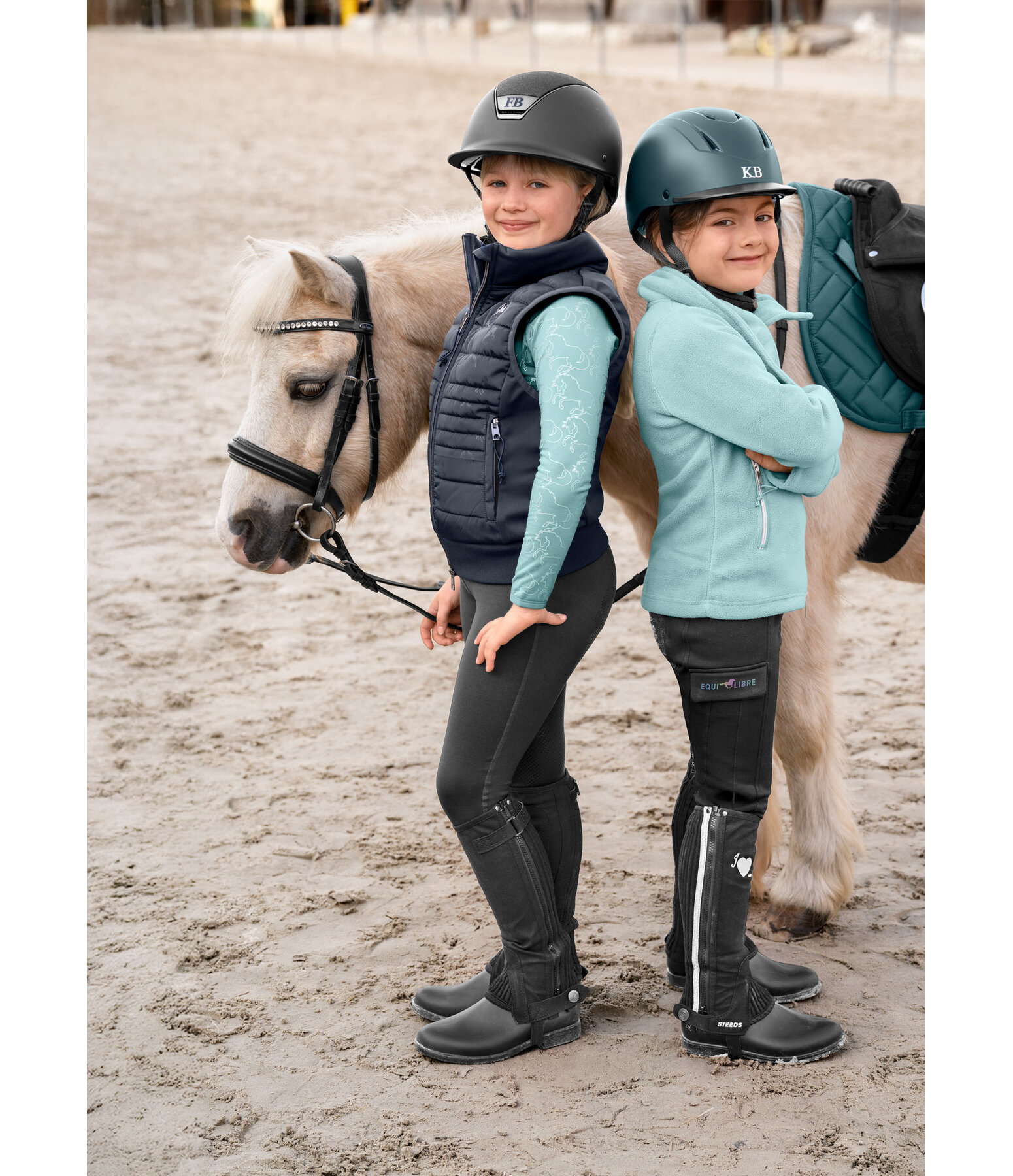 Gilet d'quitation bi-matire Enfant  Sarah II