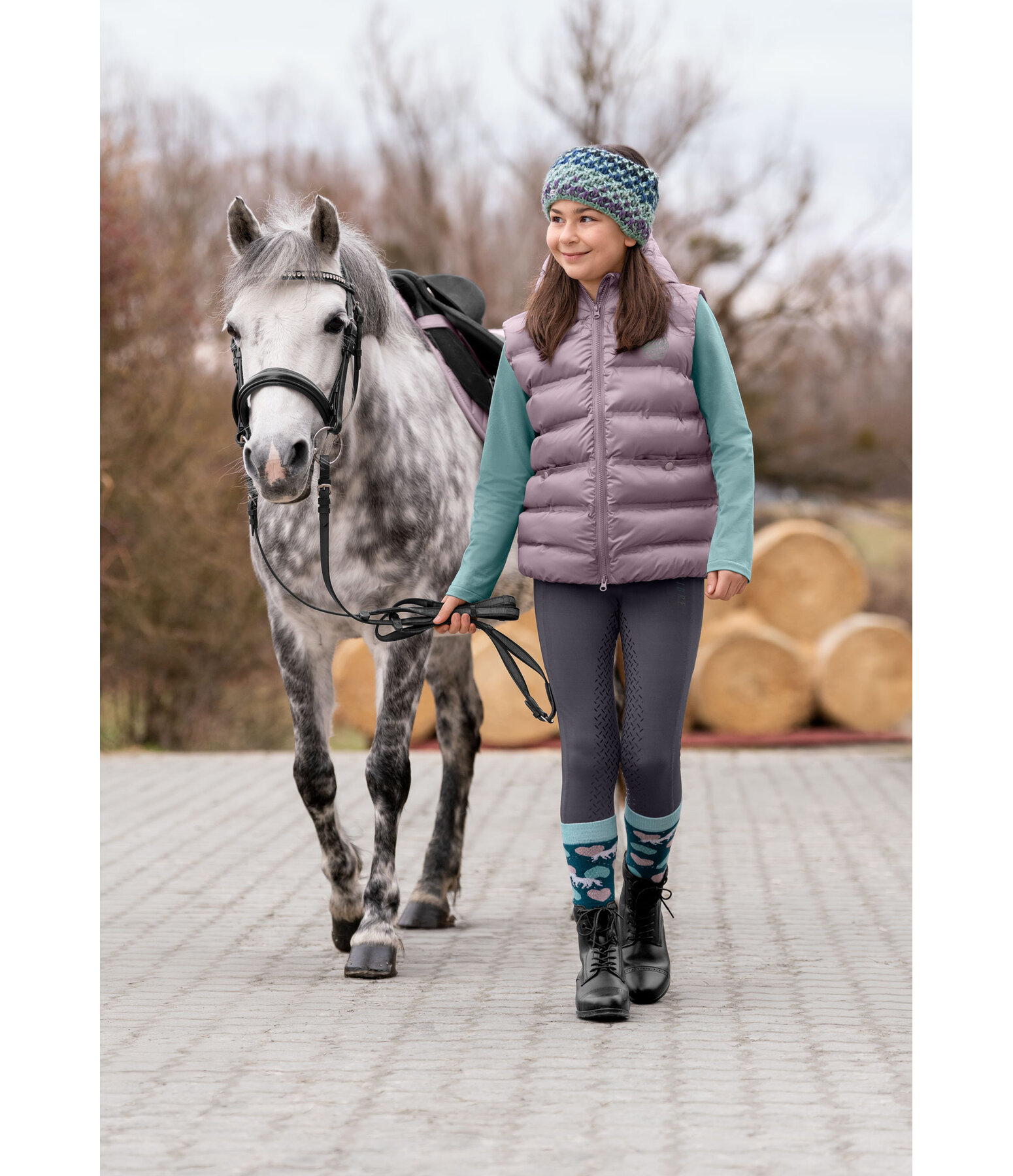 Gilet d'quitation  capuche enfant  Calla