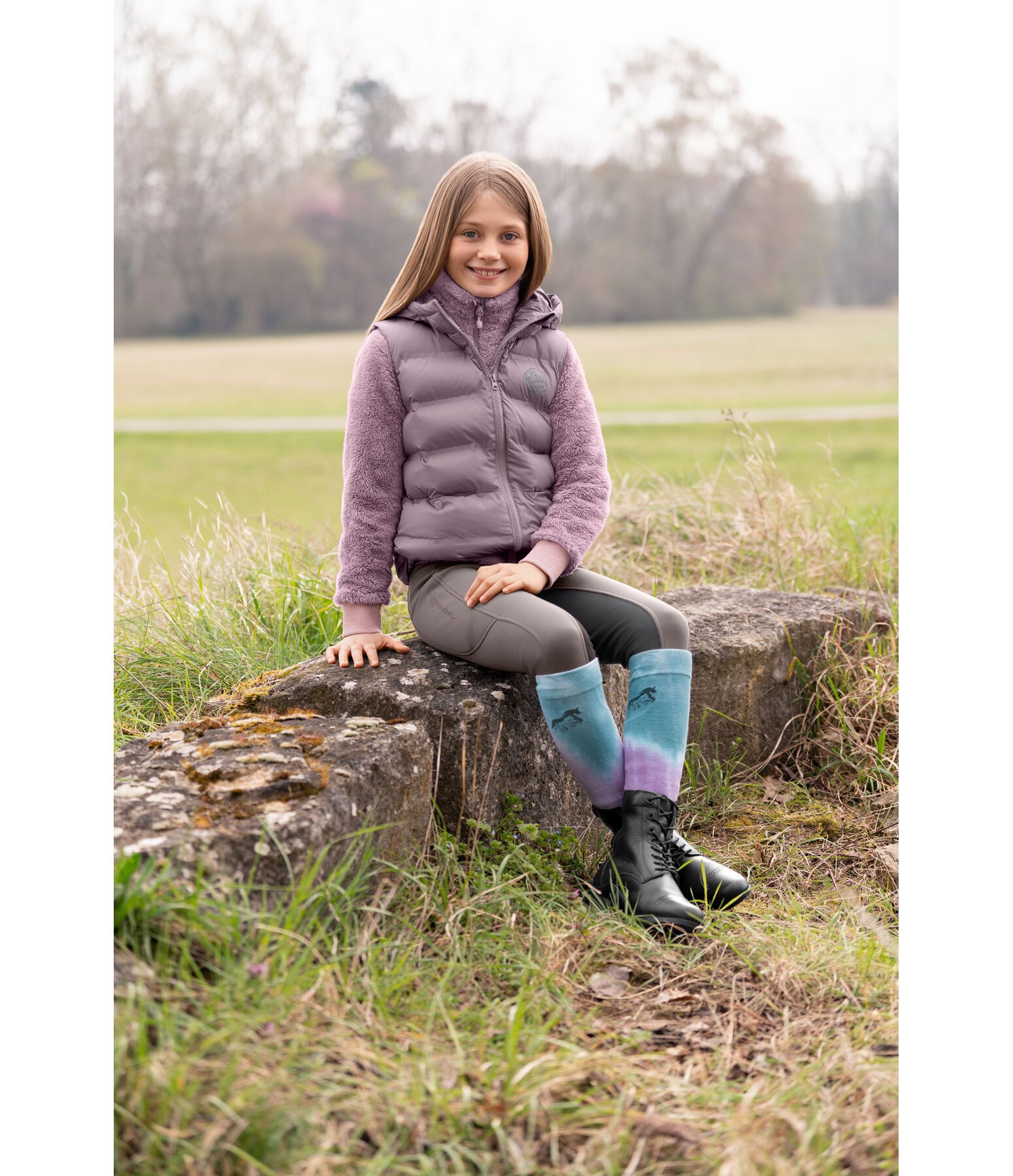 Gilet d'�quitation � capuche enfant  Calla
