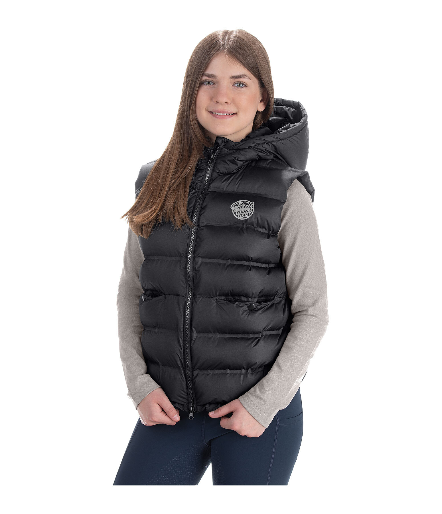 Gilet d'�quitation � capuche enfant  Calla