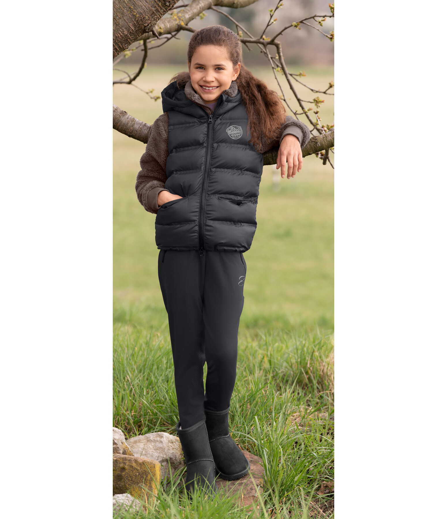 Gilet d'�quitation � capuche enfant  Calla