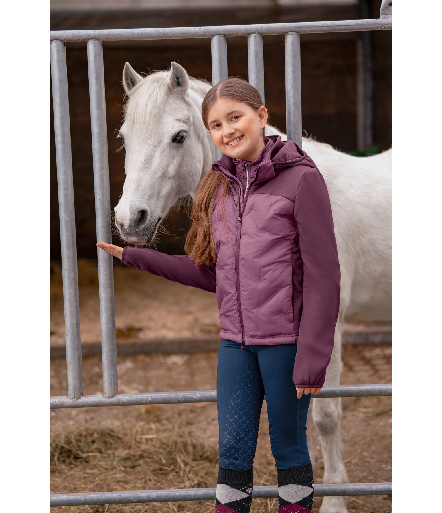 Veste bi-mati�re enfant  Dany