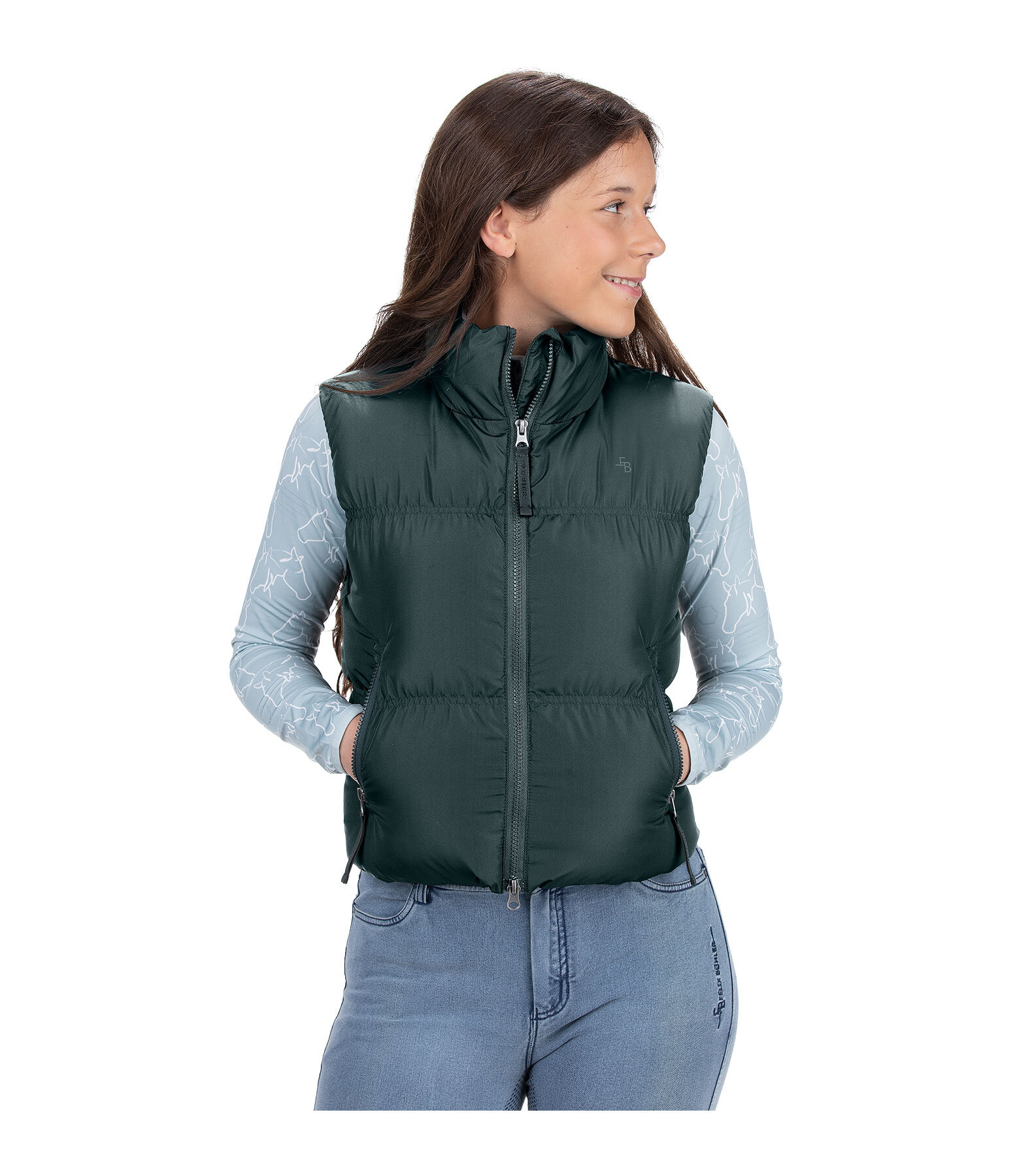 Gilet matelass cropped enfant